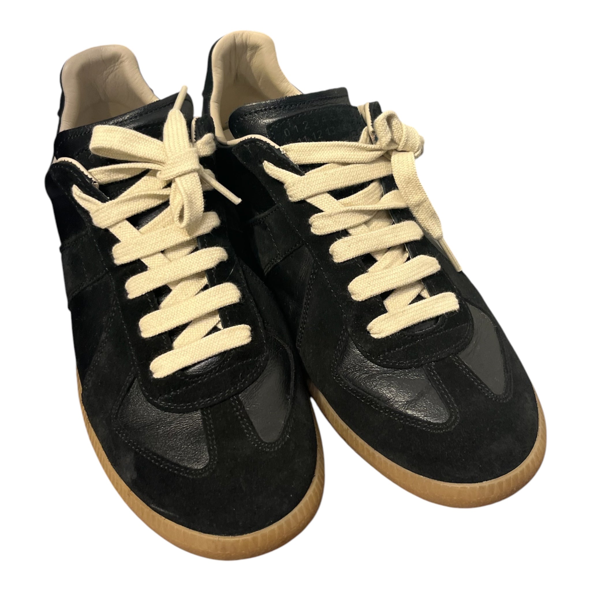 Maison Margiela/Low-Sneakers/US 9/Suede/BLK/REPLICA view 1
