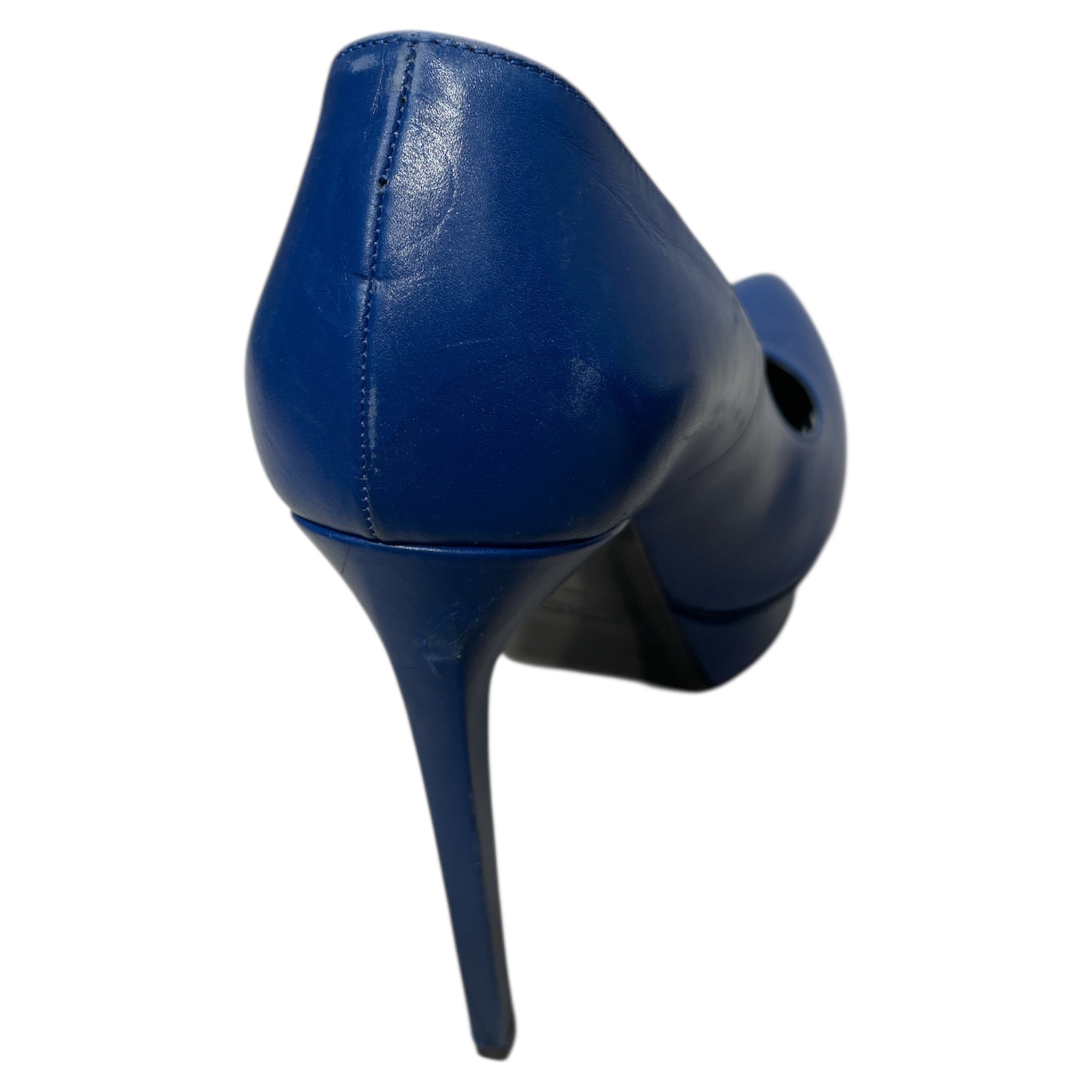 YVES SAINT LAURENT/Heels/EU 38.5/Leather/BLU/Majorelle Janis Pump view 5