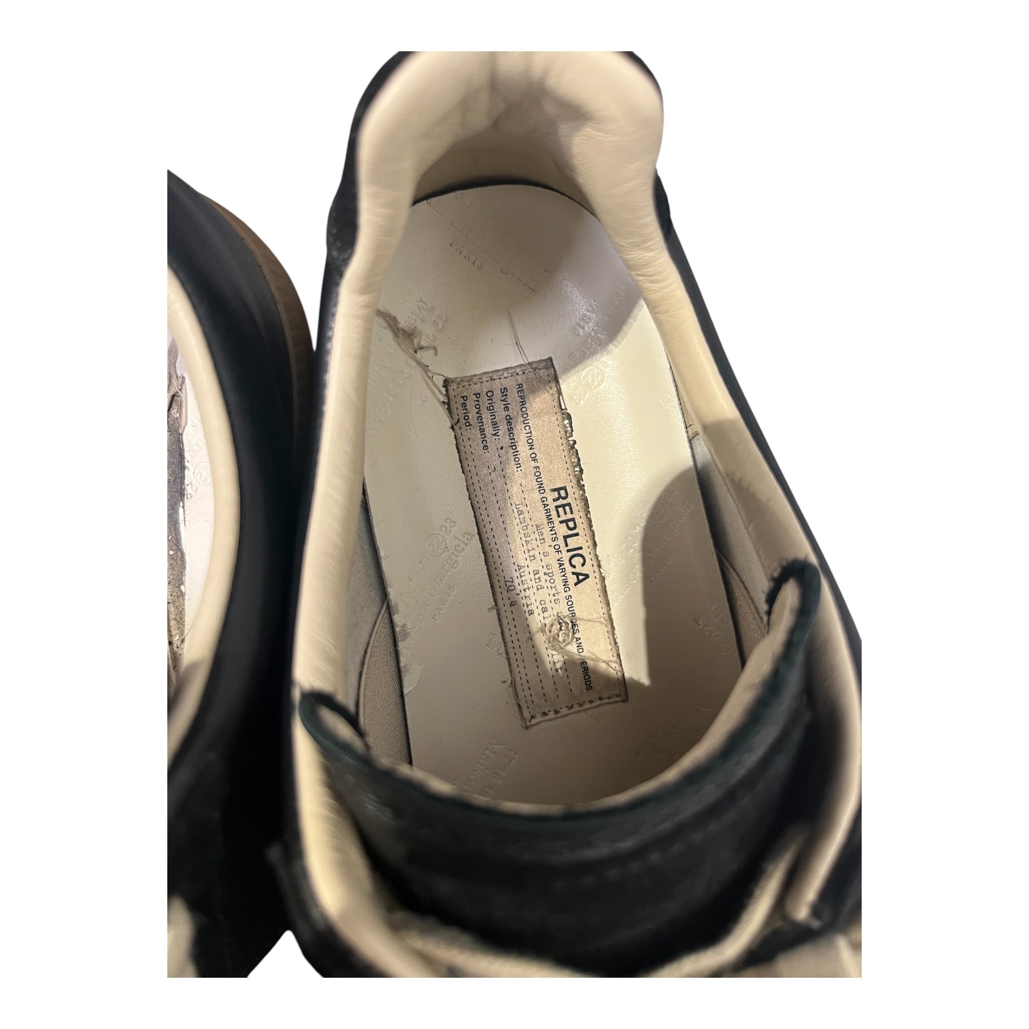 Maison Margiela/Low-Sneakers/US 9/Suede/BLK/REPLICA view 3
