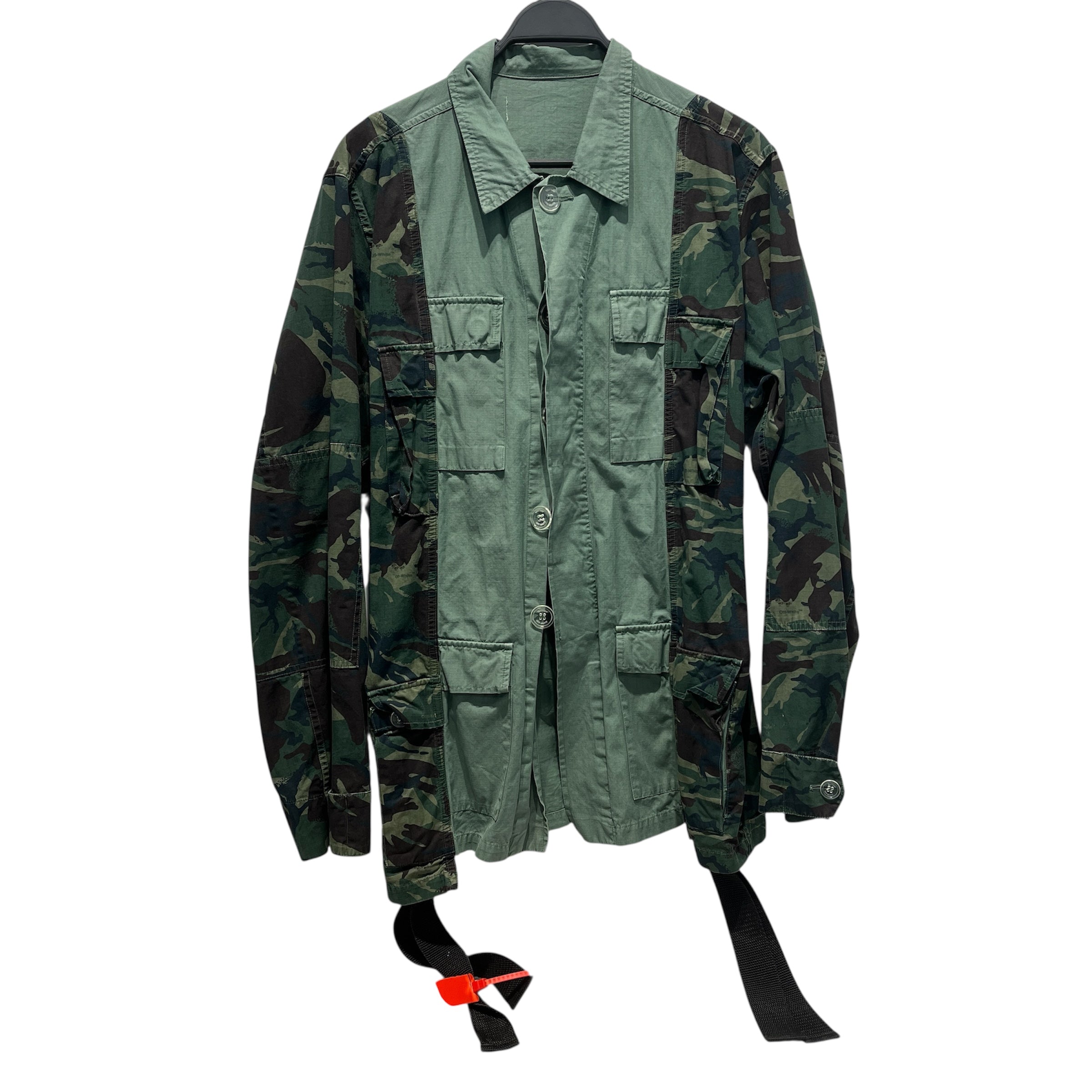 OFF-WHITE/Coverall/L/Cotton/GRN/Camouflage/CAMO FIELD JAKET 2 TONE view 1