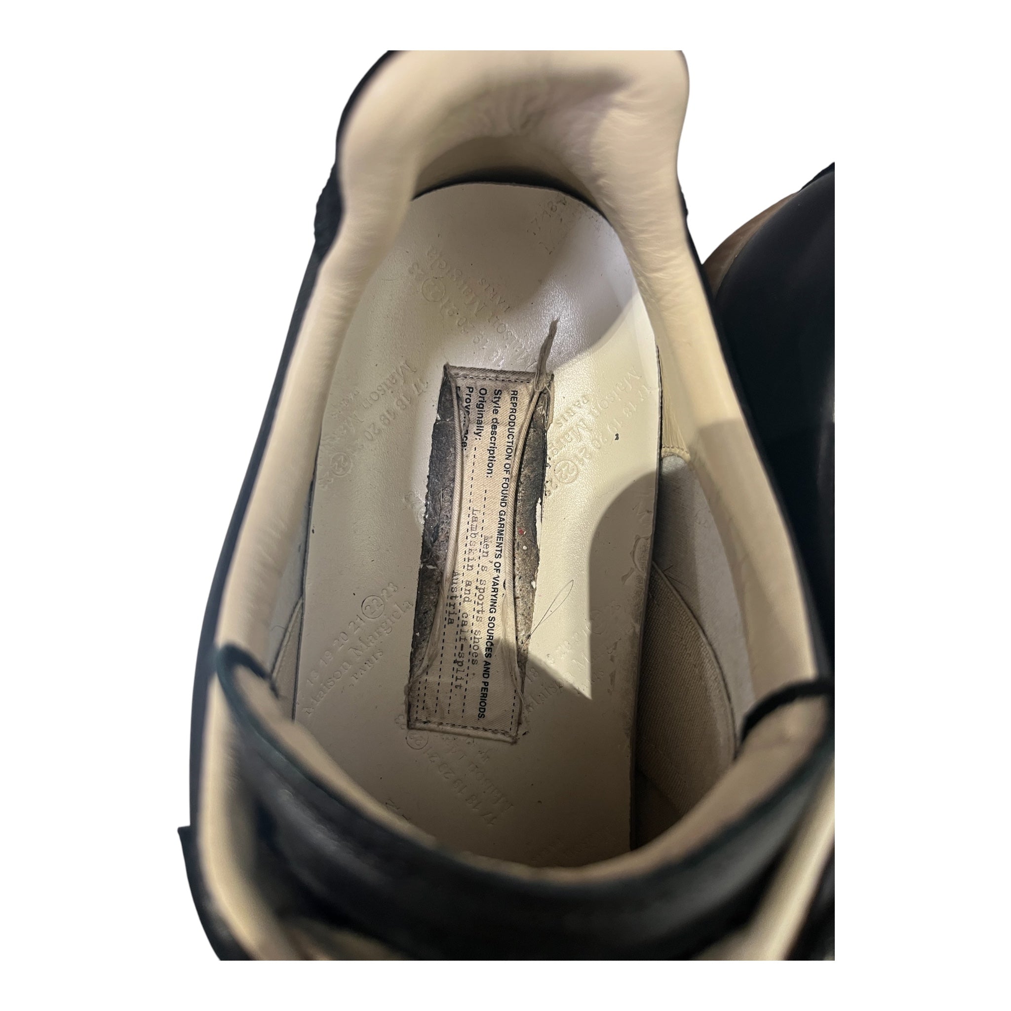 Maison Margiela/Low-Sneakers/US 9/Suede/BLK/REPLICA view 4