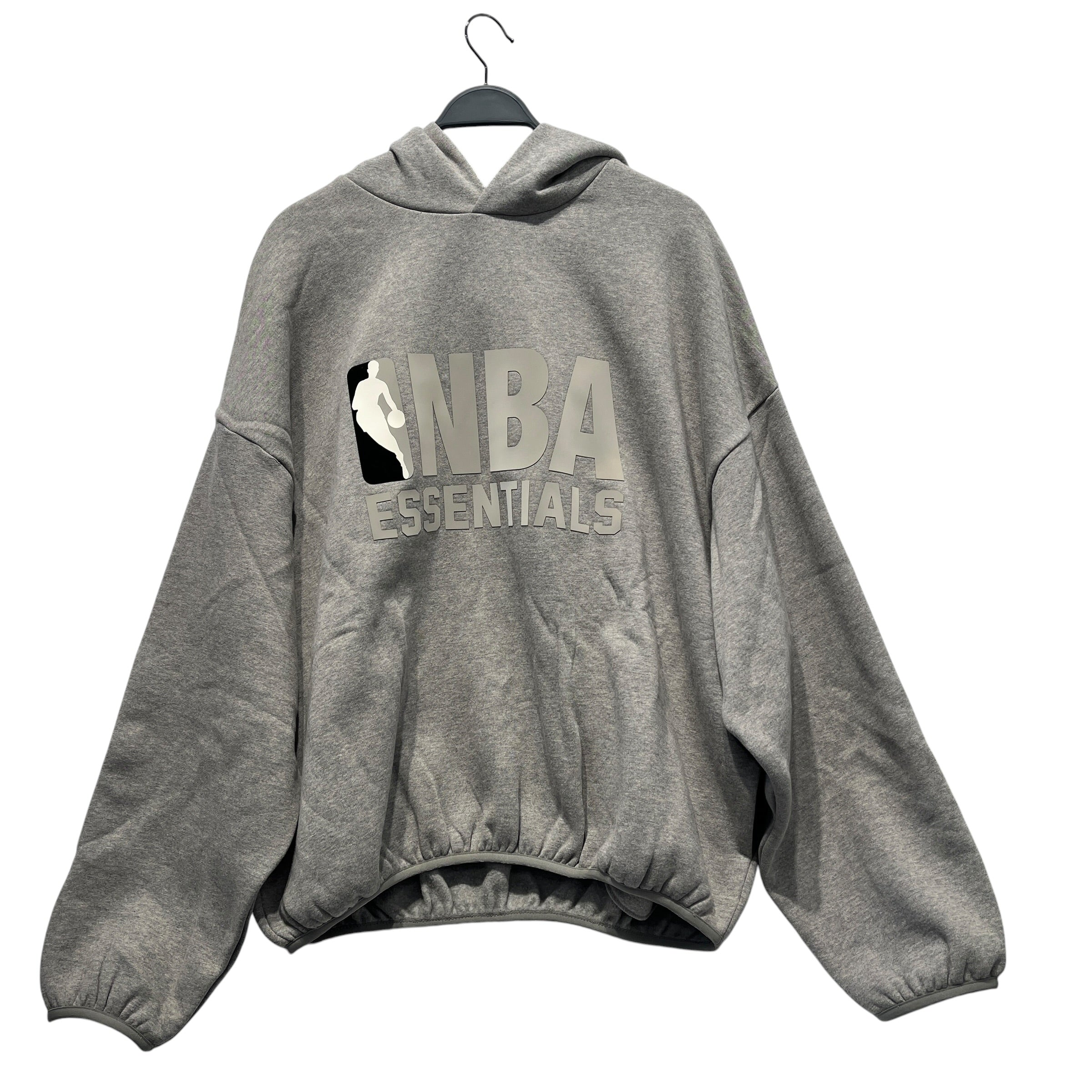 ESSENTIALS/NBA/Hoodie/XL/Graphic/Cotton/GRY/BLK & GRY NBA LOGO view 1