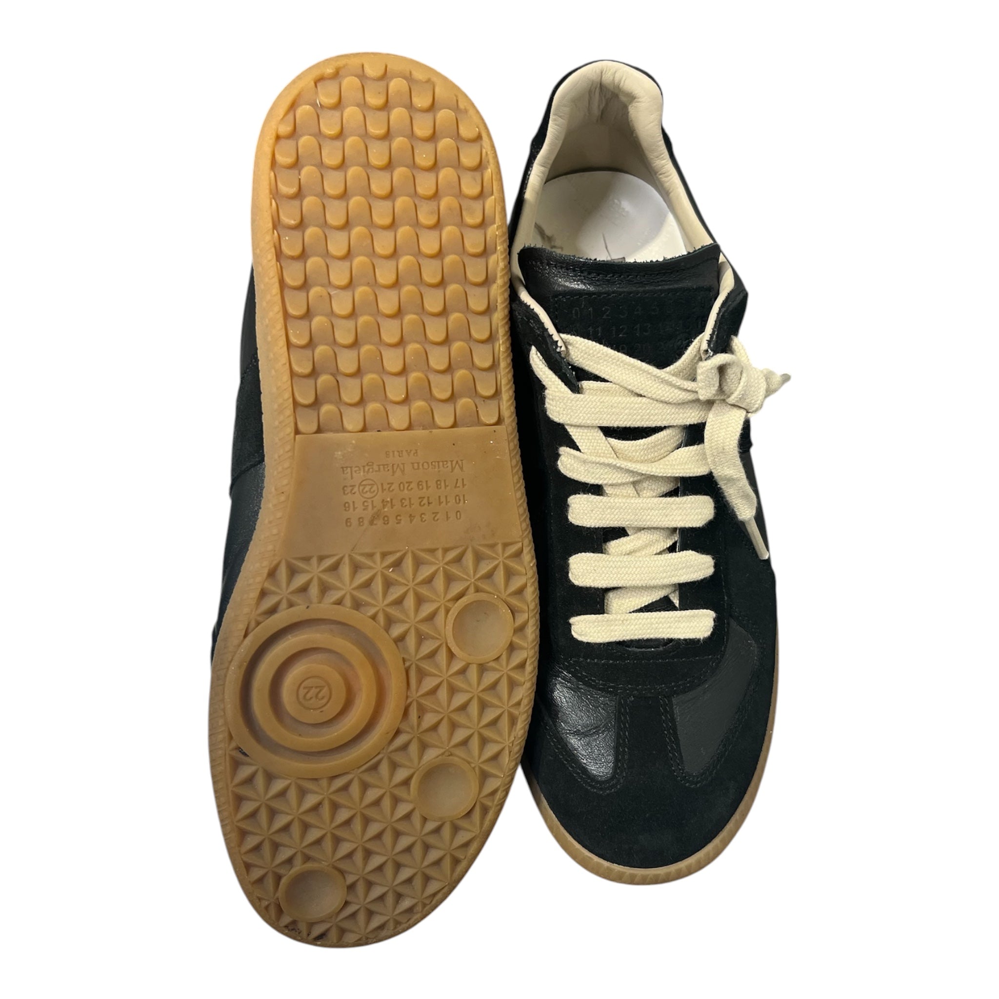 Maison Margiela/Low-Sneakers/US 9/Suede/BLK/REPLICA view 6
