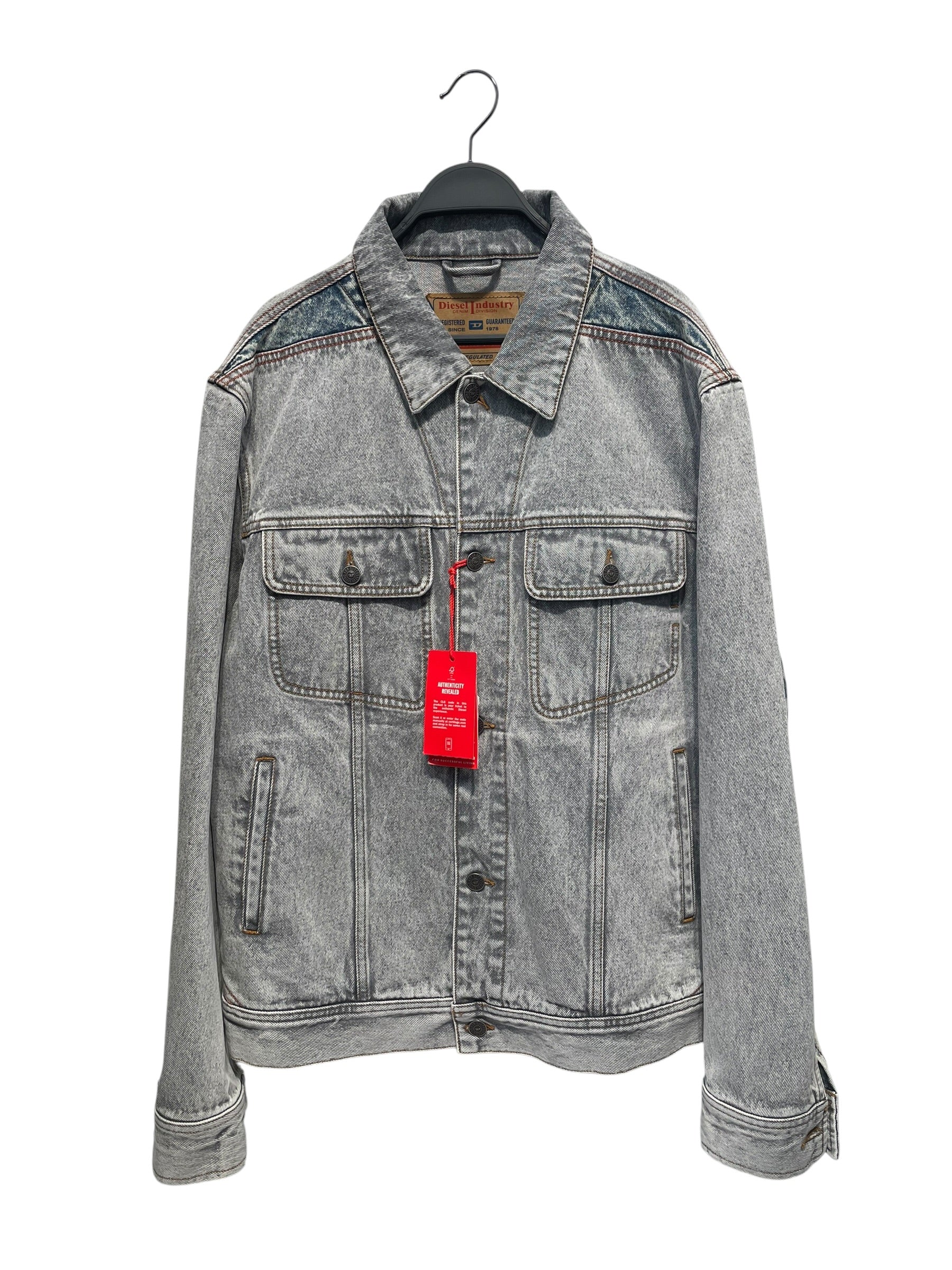 DIESEL/Denim Jkt/L/Cotton/GRY/NWT DENIM JACKET view 1