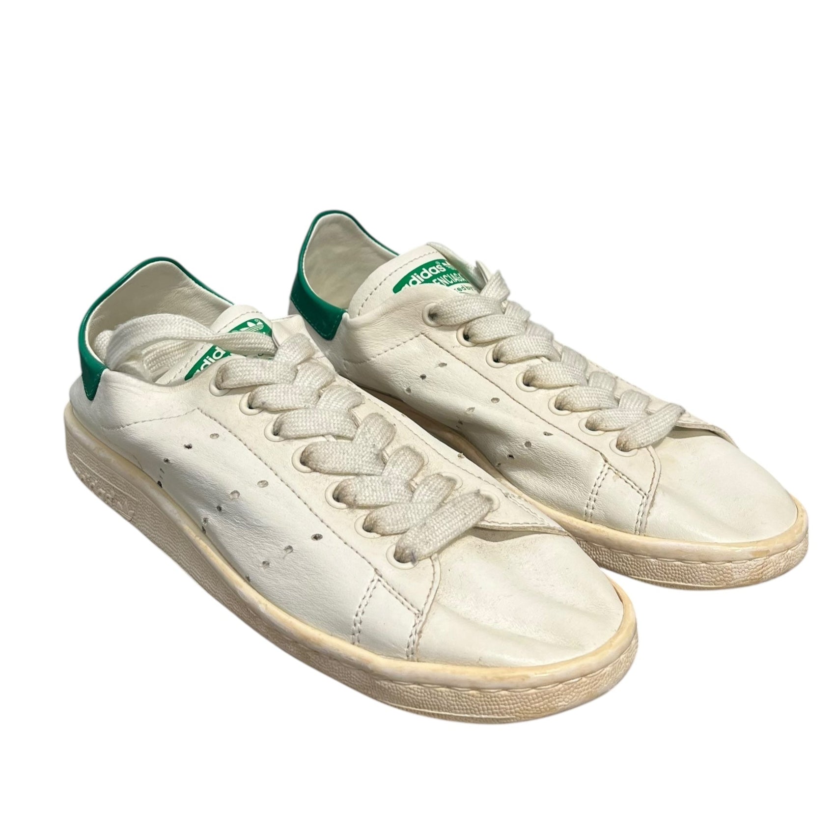 BALENCIAGA/Low-Sneakers/US 6/Leather/WHT/GREEN BLACK TAG IG9944 view 1