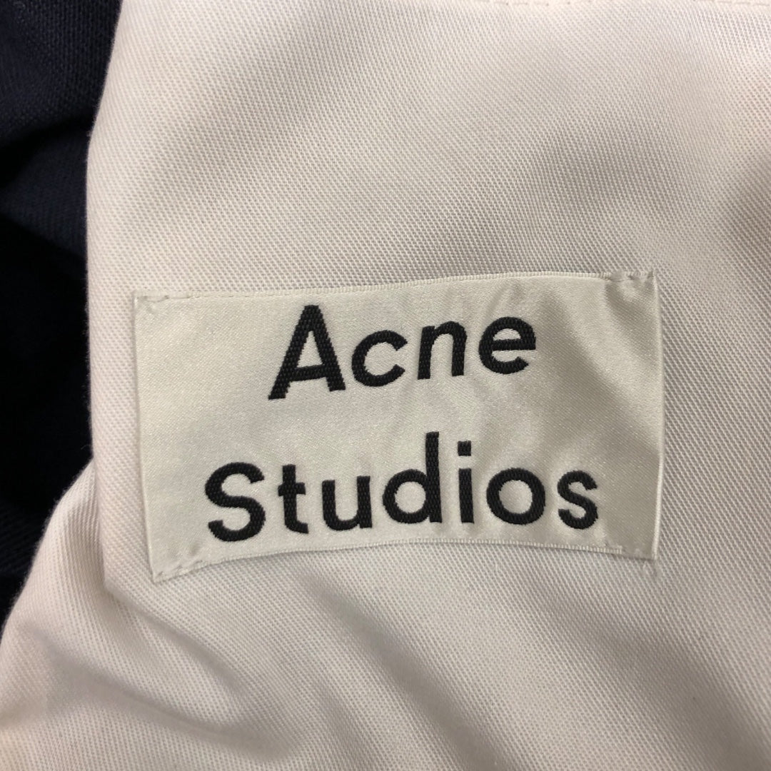 Acne Studios/Tailored Jkt/50/Cotton/NVY/ view 3