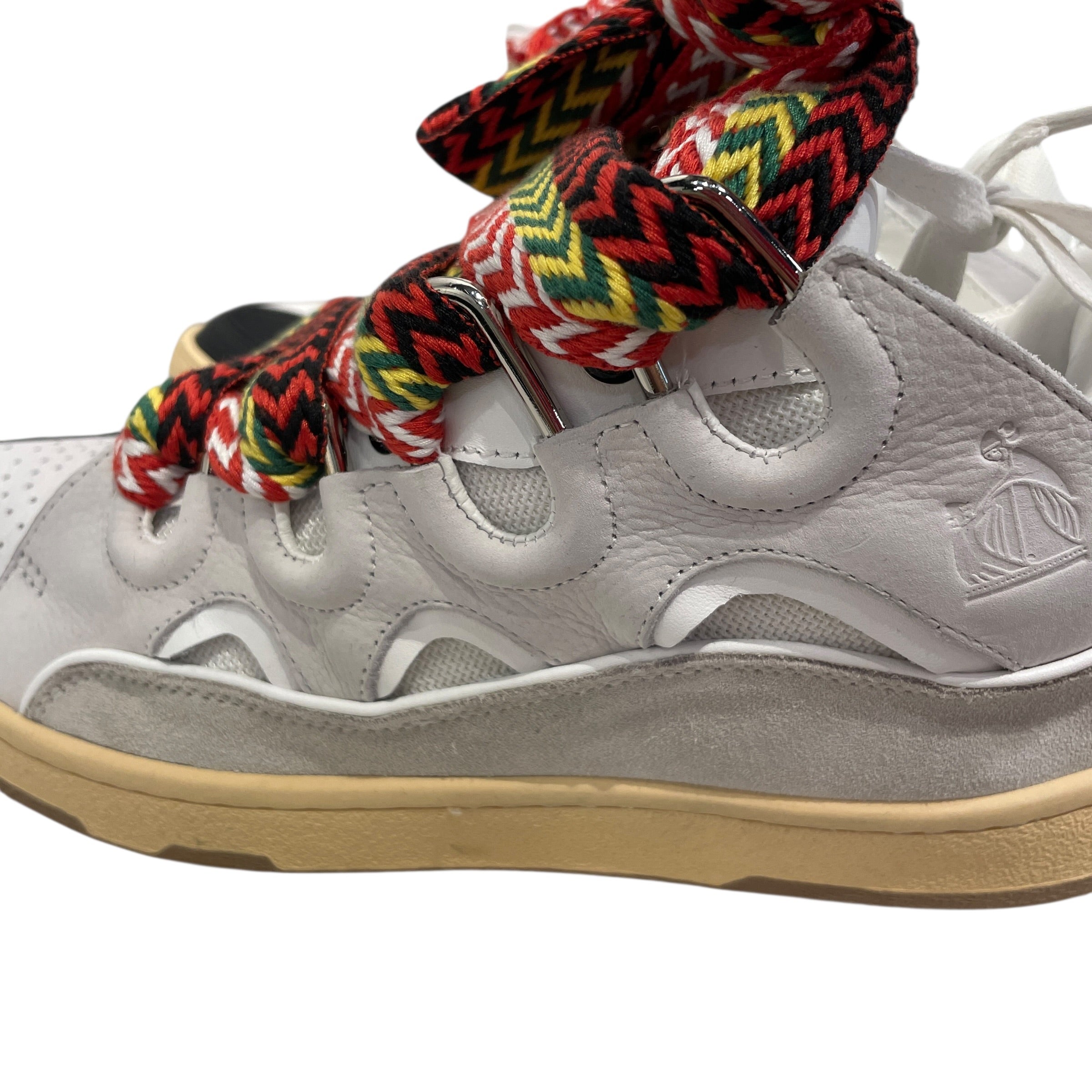 LANVIN/Low-Sneakers/EU 44/WHT/curb sneaker view 4
