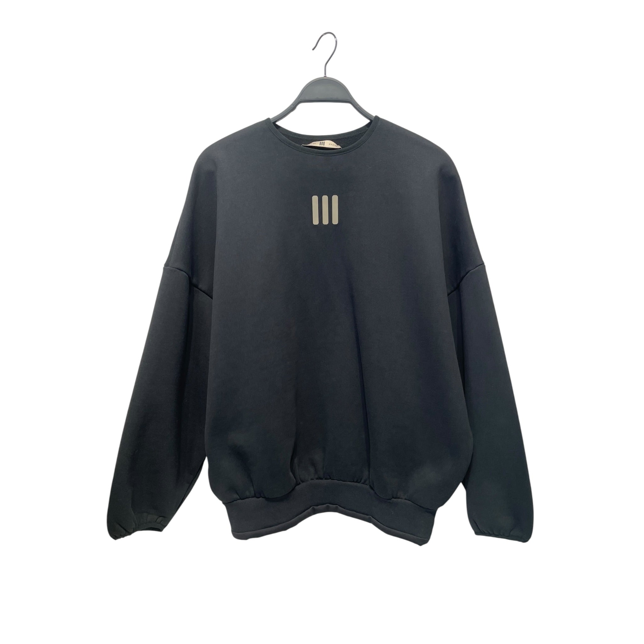 adidas/FEAR OF GOD/Sweatshirt/S/Cotton/BLK/3 TAN STRIPE DETAIL view 1