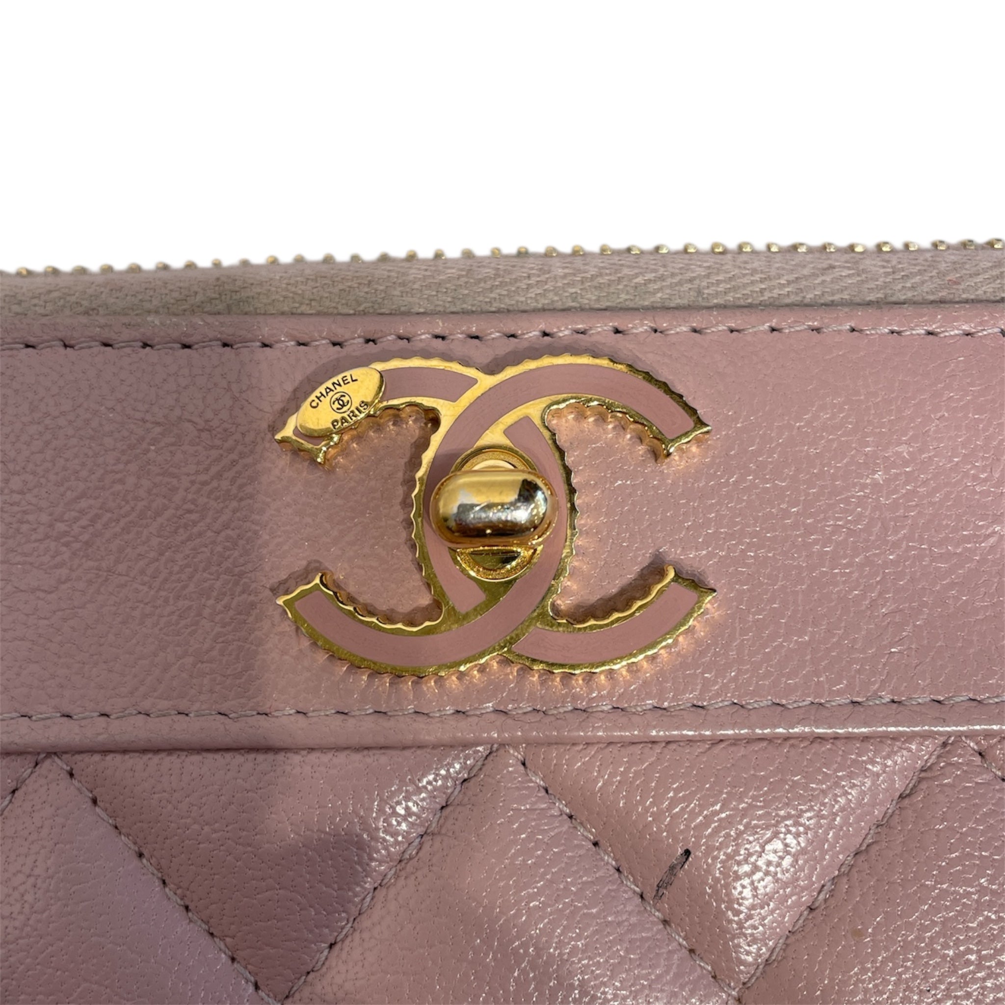 CHANEL/Wallet/Leather/PNK/MADEMOISELLE VINTAGE view 3
