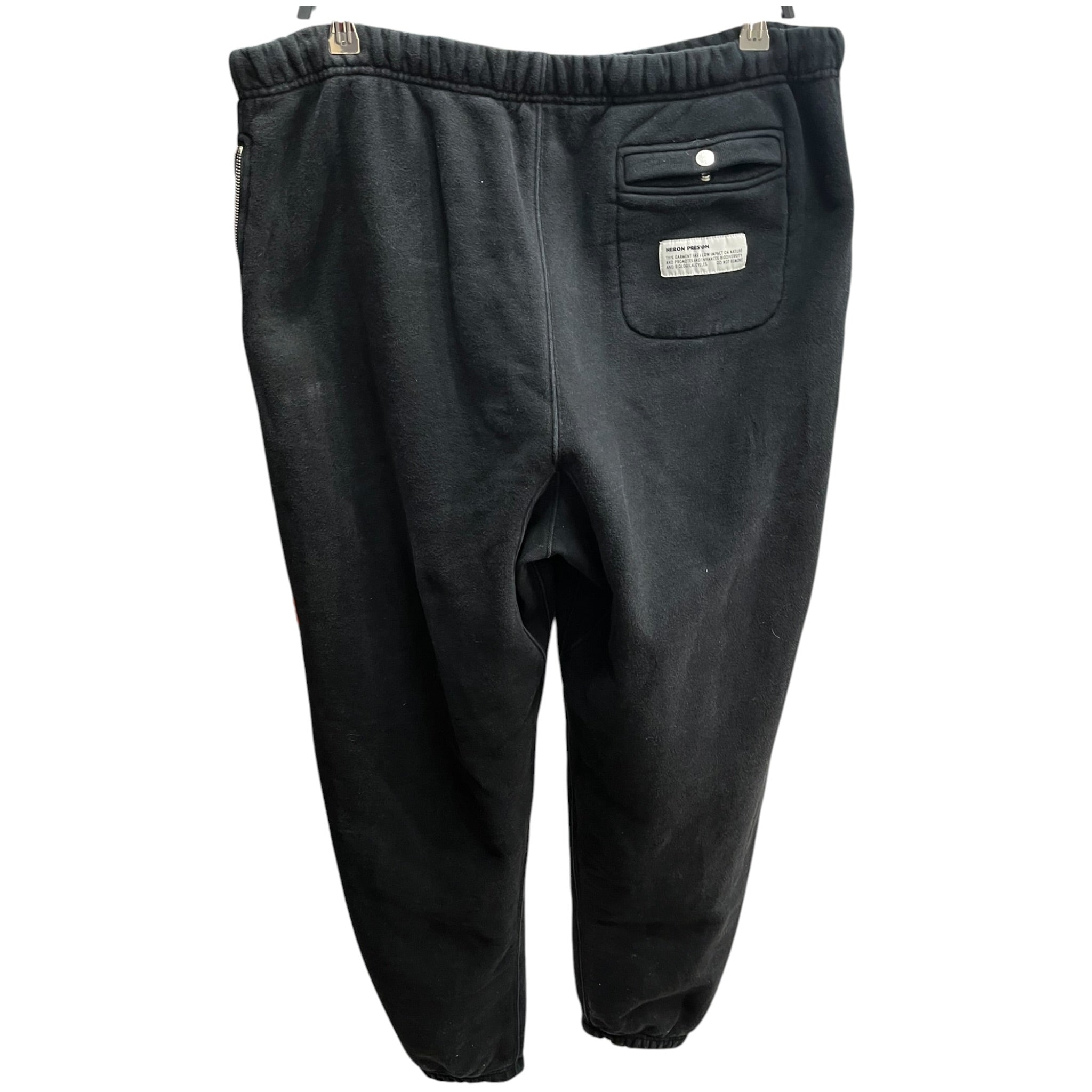 HERON PRESTON/Straight Pants/XL/Cotton/BLK/Joggers/HMCH014F20JER002 view 2