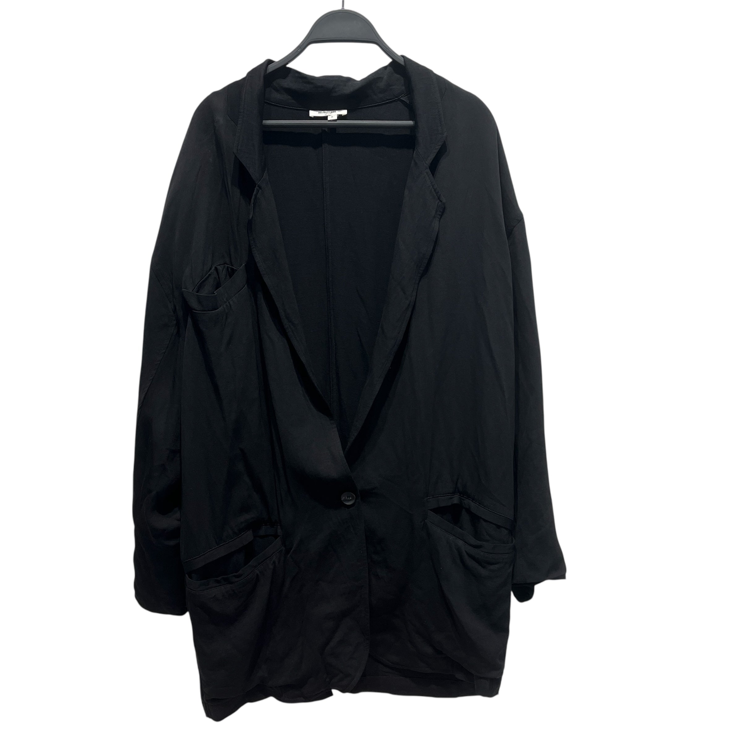 Helmut Lang/Jacket/6/Silk/BLK/HELMUT LANG SILK BLAZER view 1