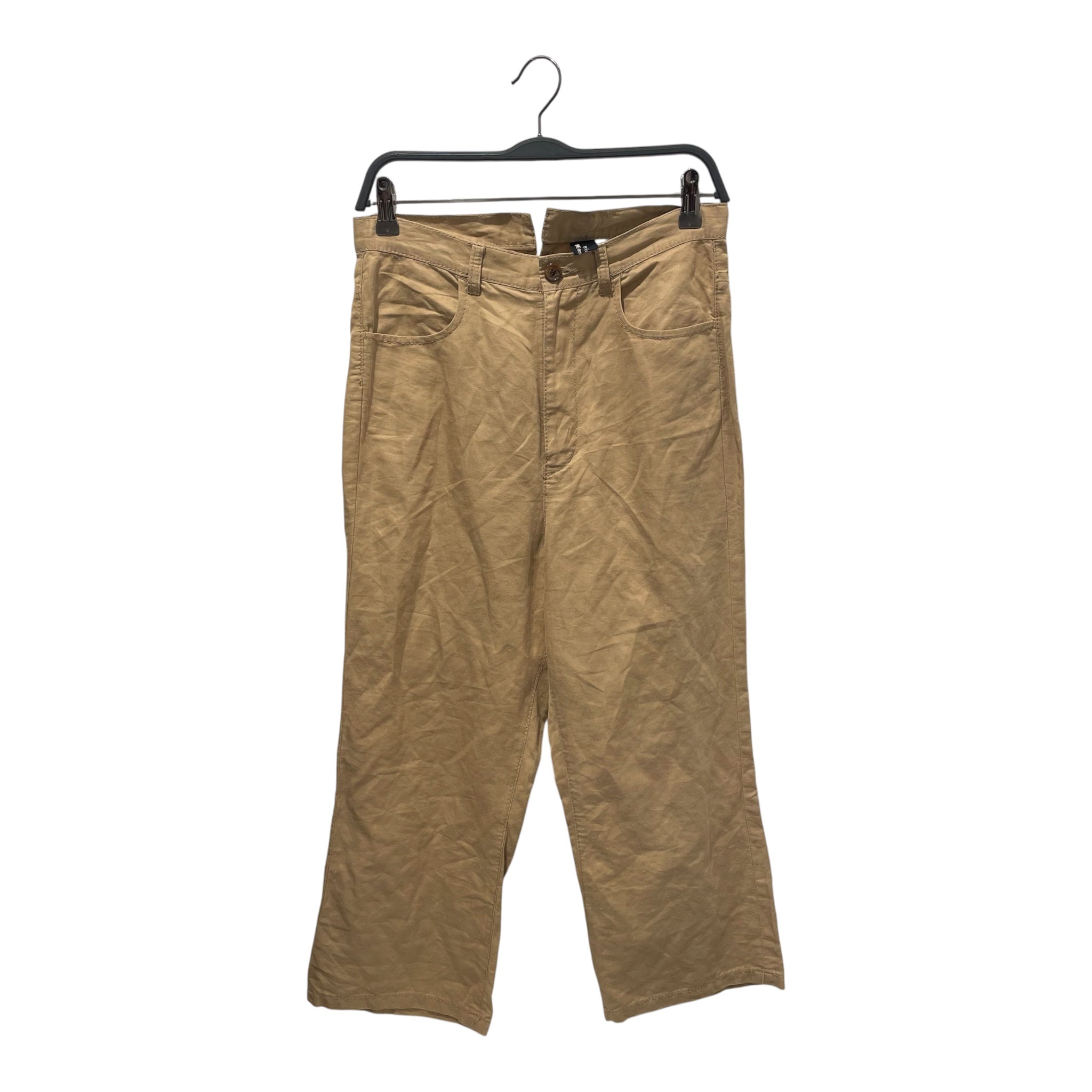 tricot COMME des GARCONS/Straight Pants/S/Cotton/BEG/BACK CLASP STRAIGHT CUT view 1