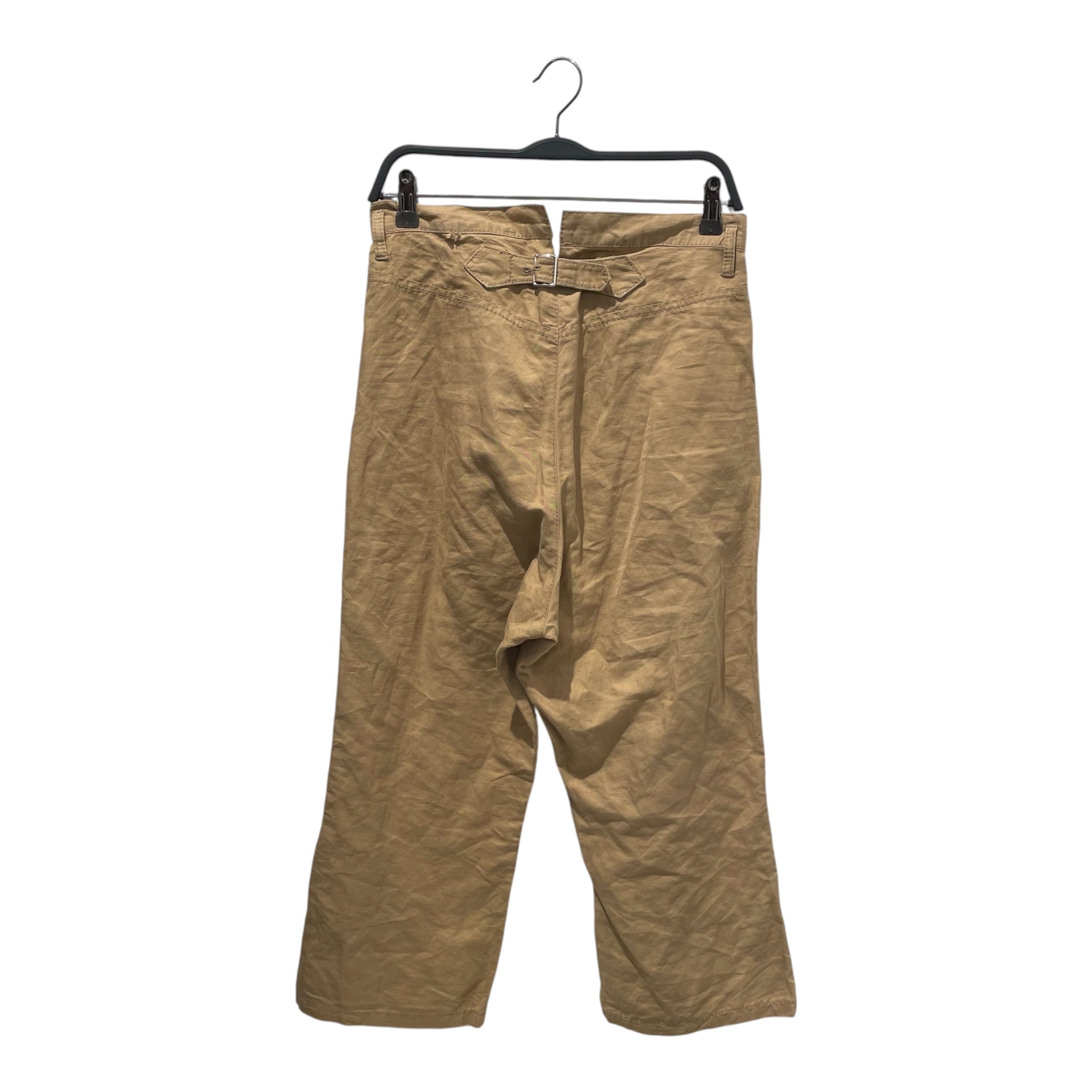 tricot COMME des GARCONS/Straight Pants/S/Cotton/BEG/BACK CLASP STRAIGHT CUT view 2
