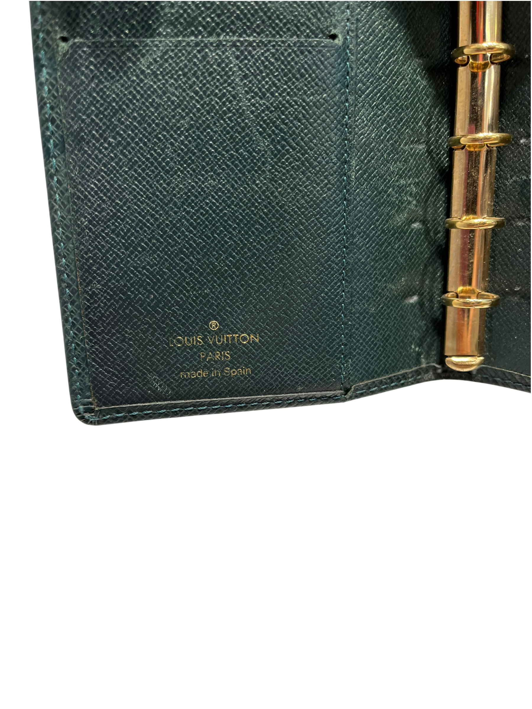 LOUIS VUITTON/Wallet/Leather/GRN/TAIGA LEATHER AGENDA PM view 4