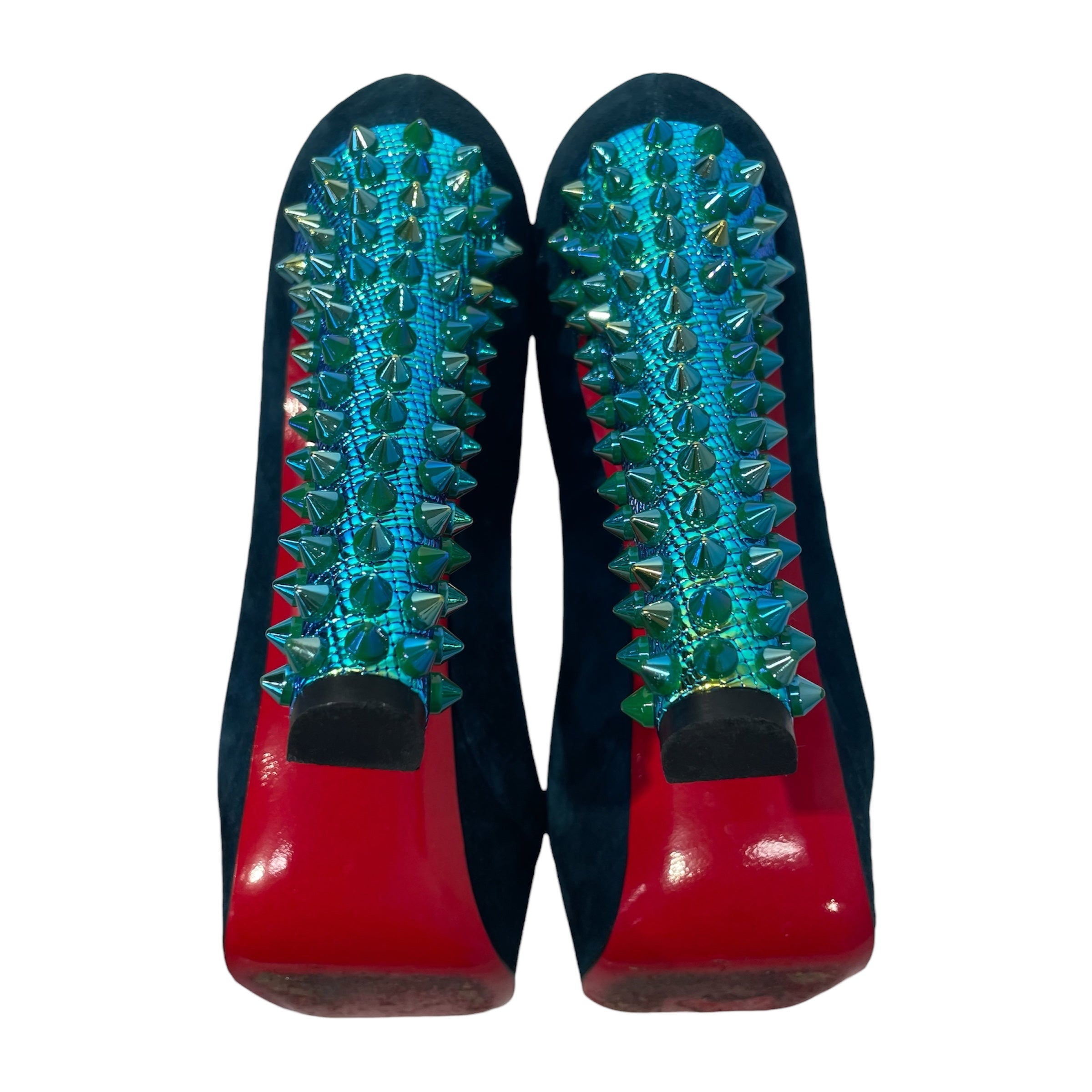Christian Louboutin/Heels/EU 36/Suede/BLU/ view 4