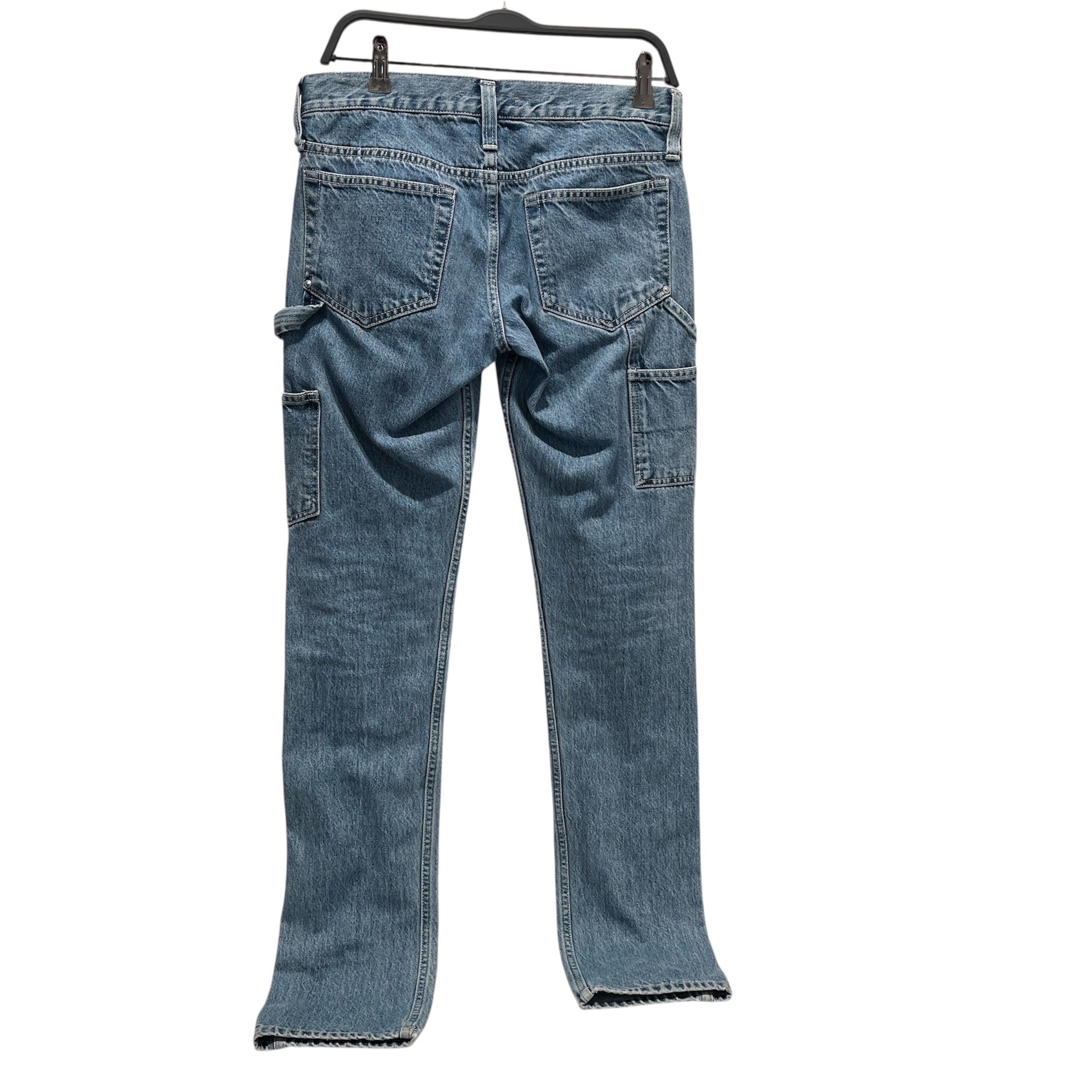 HELMUT LANG JEANS/Straight Pants/27/Denim/BLU/Button Fly/Carpenter Double Knee Jeans view 2