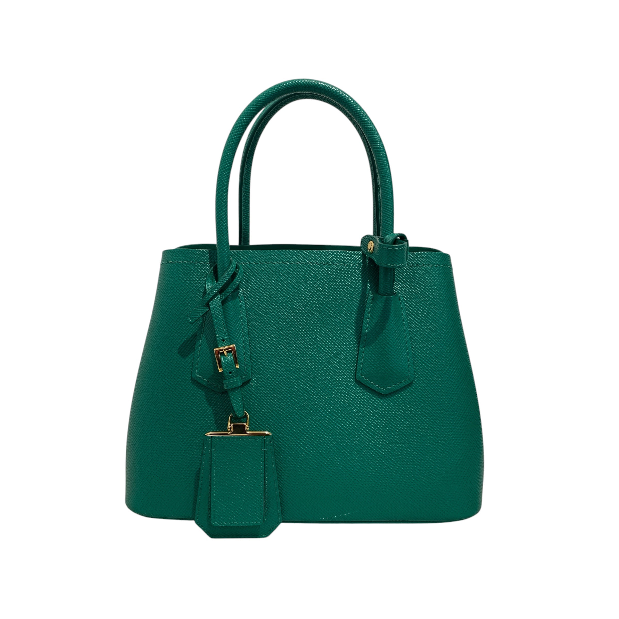 PRADA/Hand Bag/Leather/GRN/SAFFIANO view 2