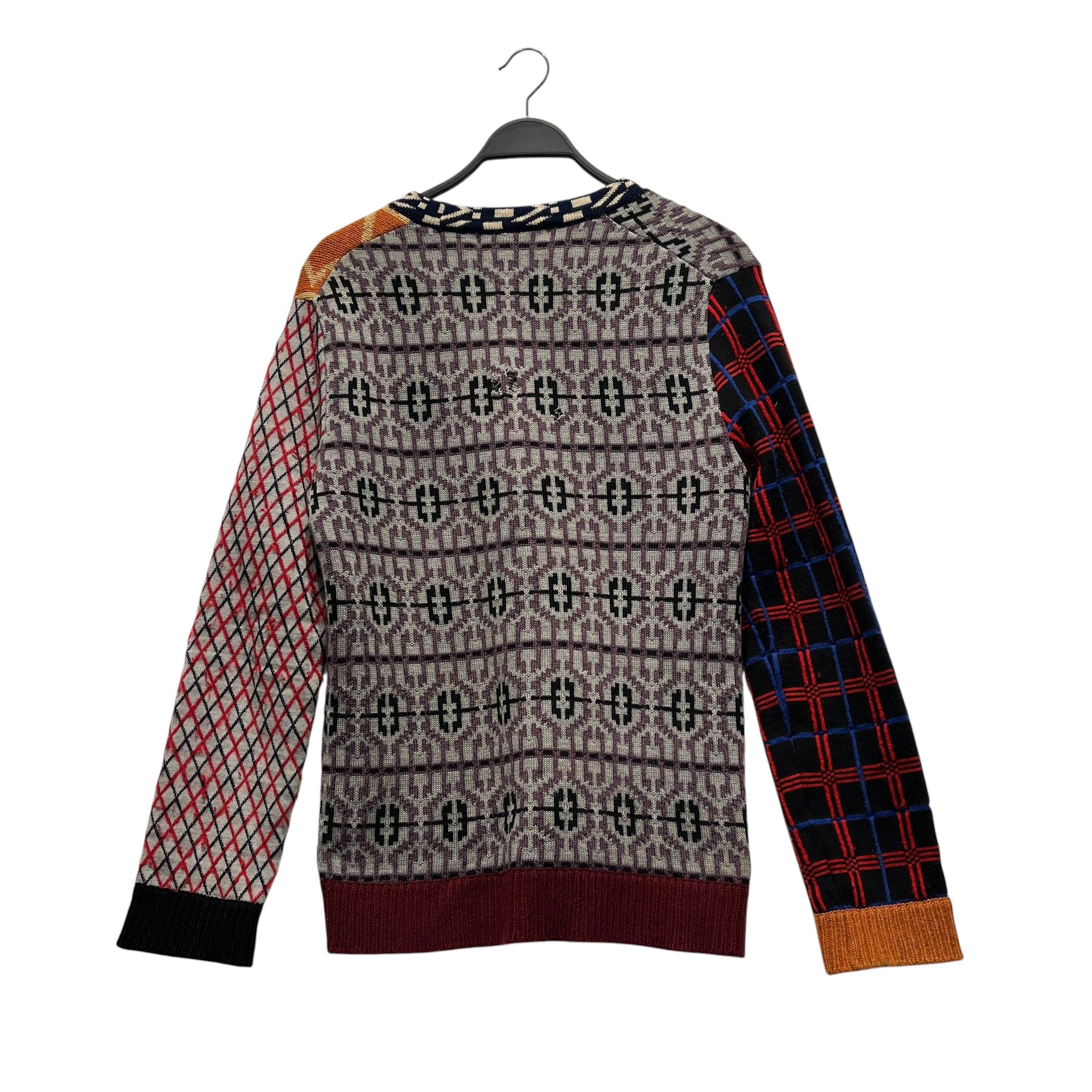 COMME des GARCONS SHIRT/Heavy Cardigan/M/All Over Print/Wool/MLT/MULTICOLOR MULTI PRINT view 2