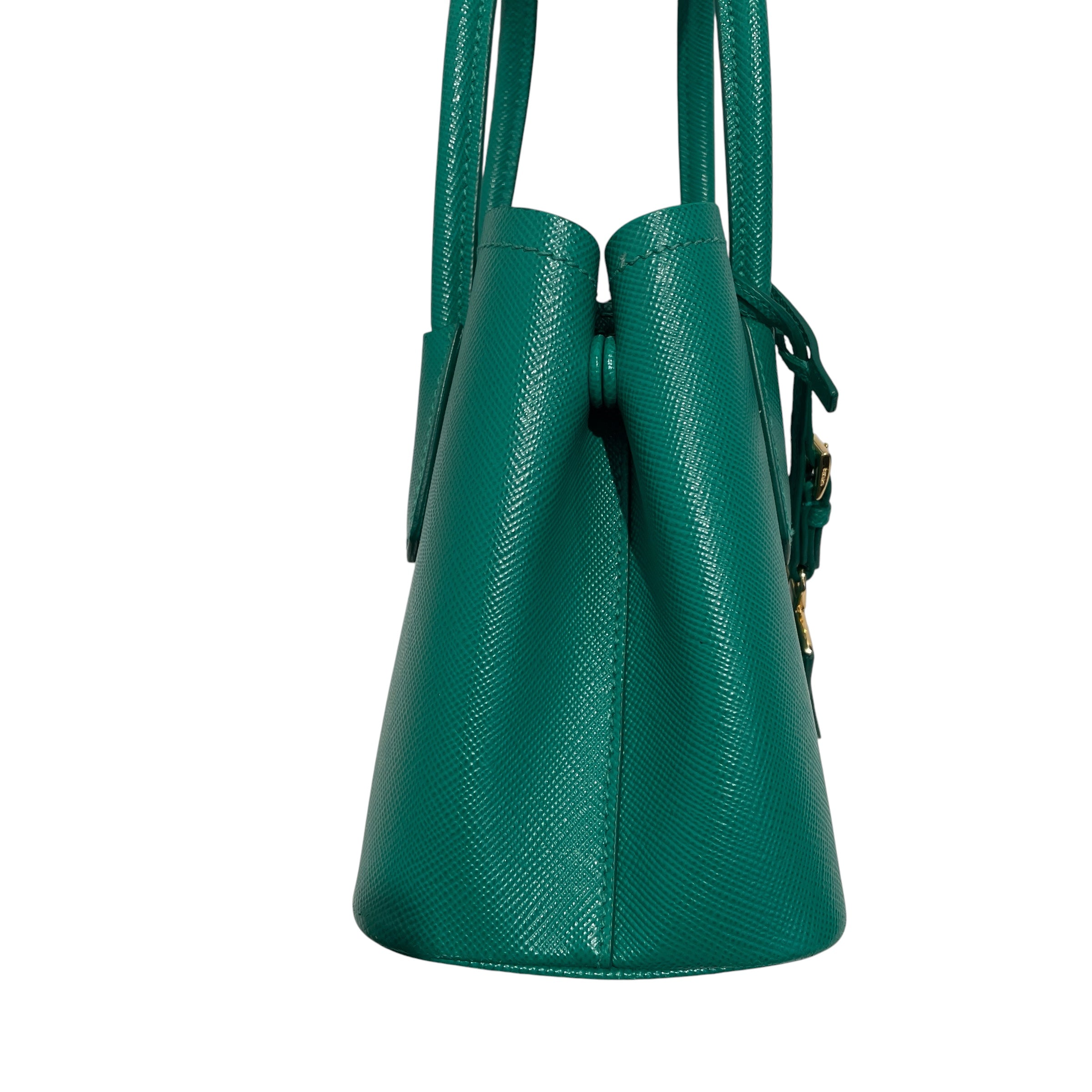 PRADA/Hand Bag/Leather/GRN/SAFFIANO view 6