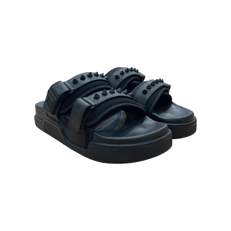 Christian Louboutin/Sandals/US 10/Leather/BLK/