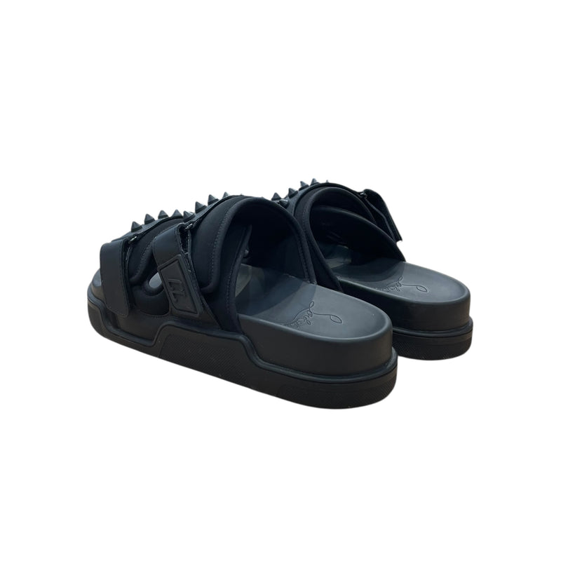 Christian Louboutin/Sandals/US 10/Leather/BLK/