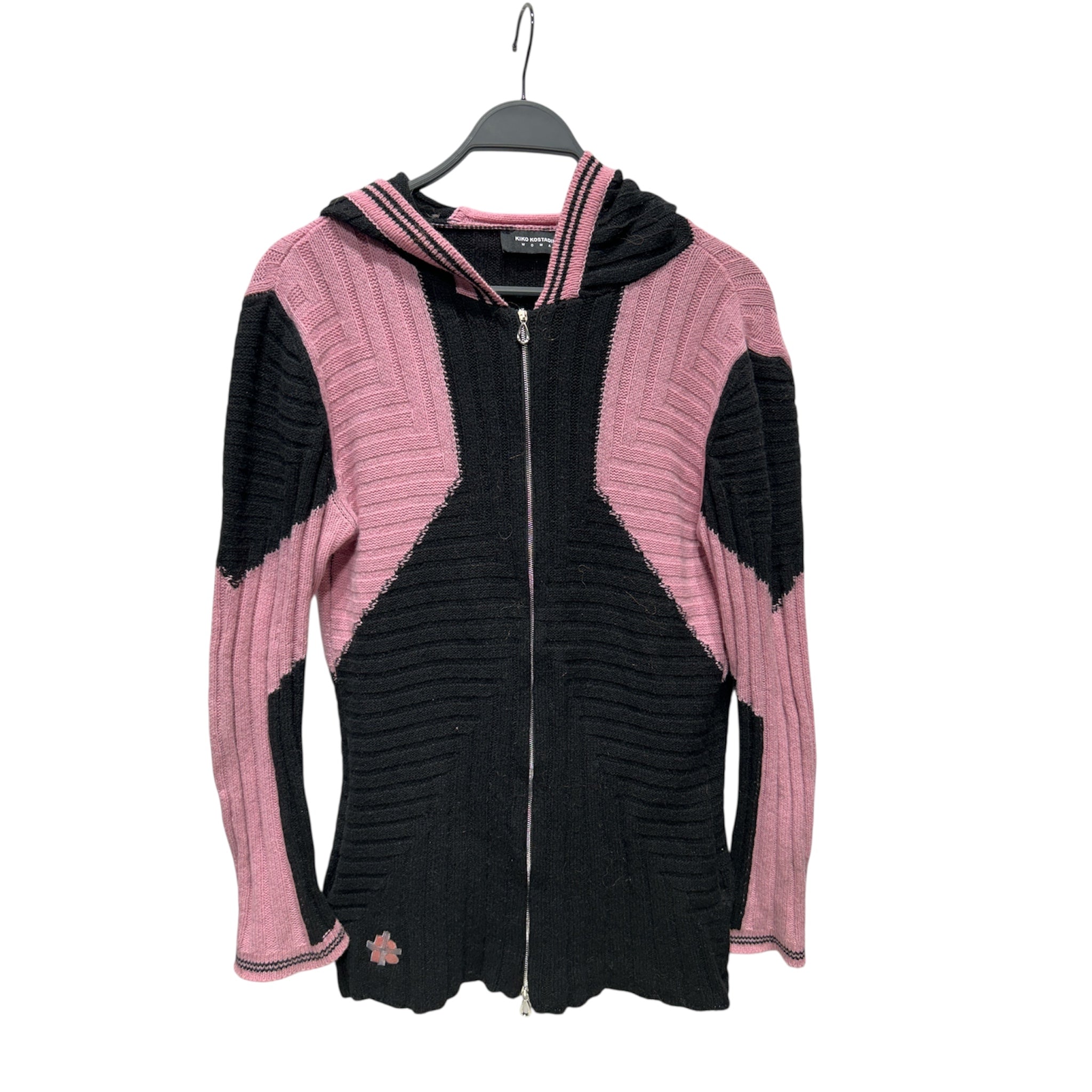 Kiko Kostadinov/Zip Up Hoodie/34/Polyester/BLK/ view 1