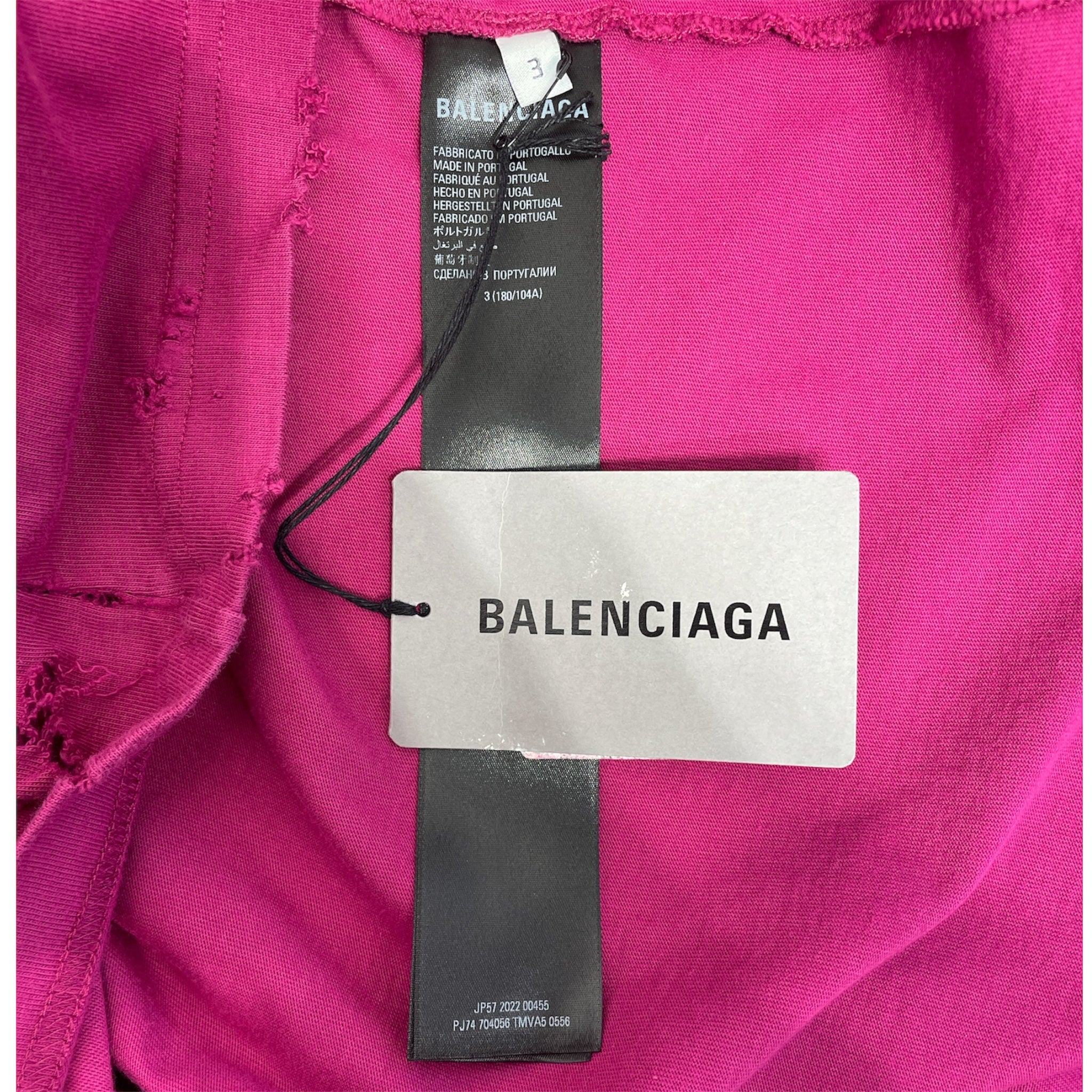 BALENCIAGA/T-Shirt/XXS/Cotton/PPL/ view 4