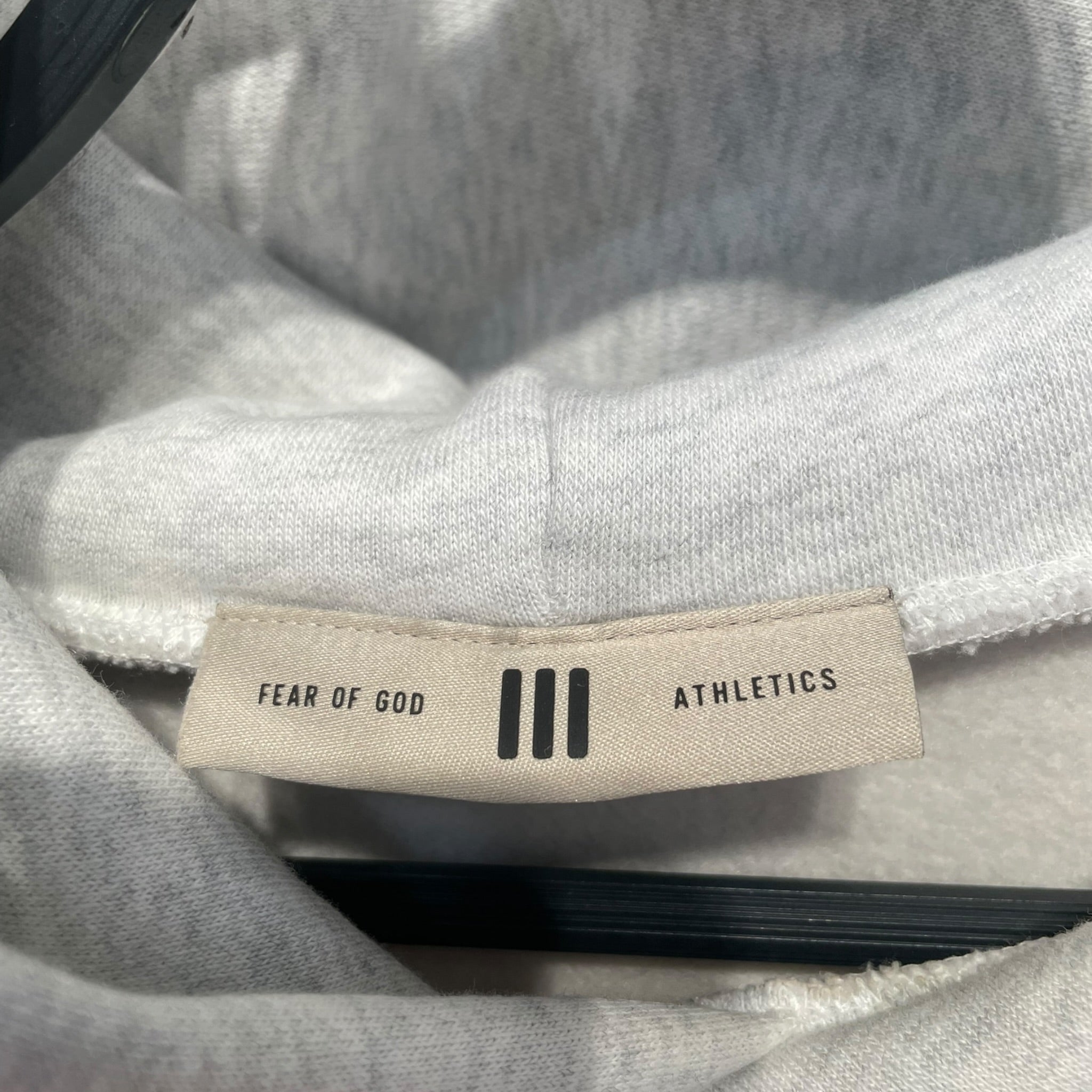 adidas/FEAR OF GOD/Hoodie/S/Cotton/GRY/HEATHER GREY SWEATER view 3
