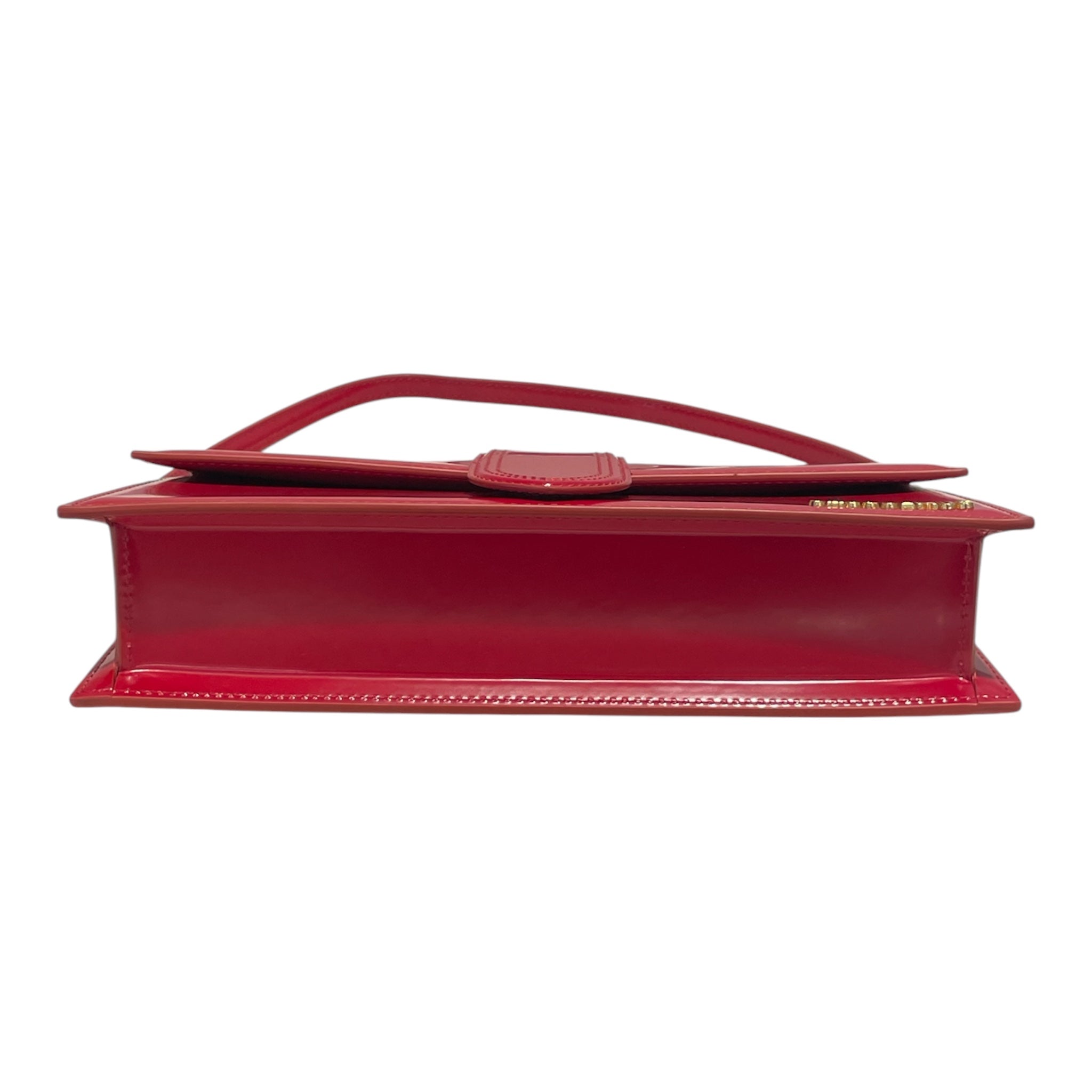JACQUEMUS/Hand Bag/Leather/RED/Le Bambino Long view 3