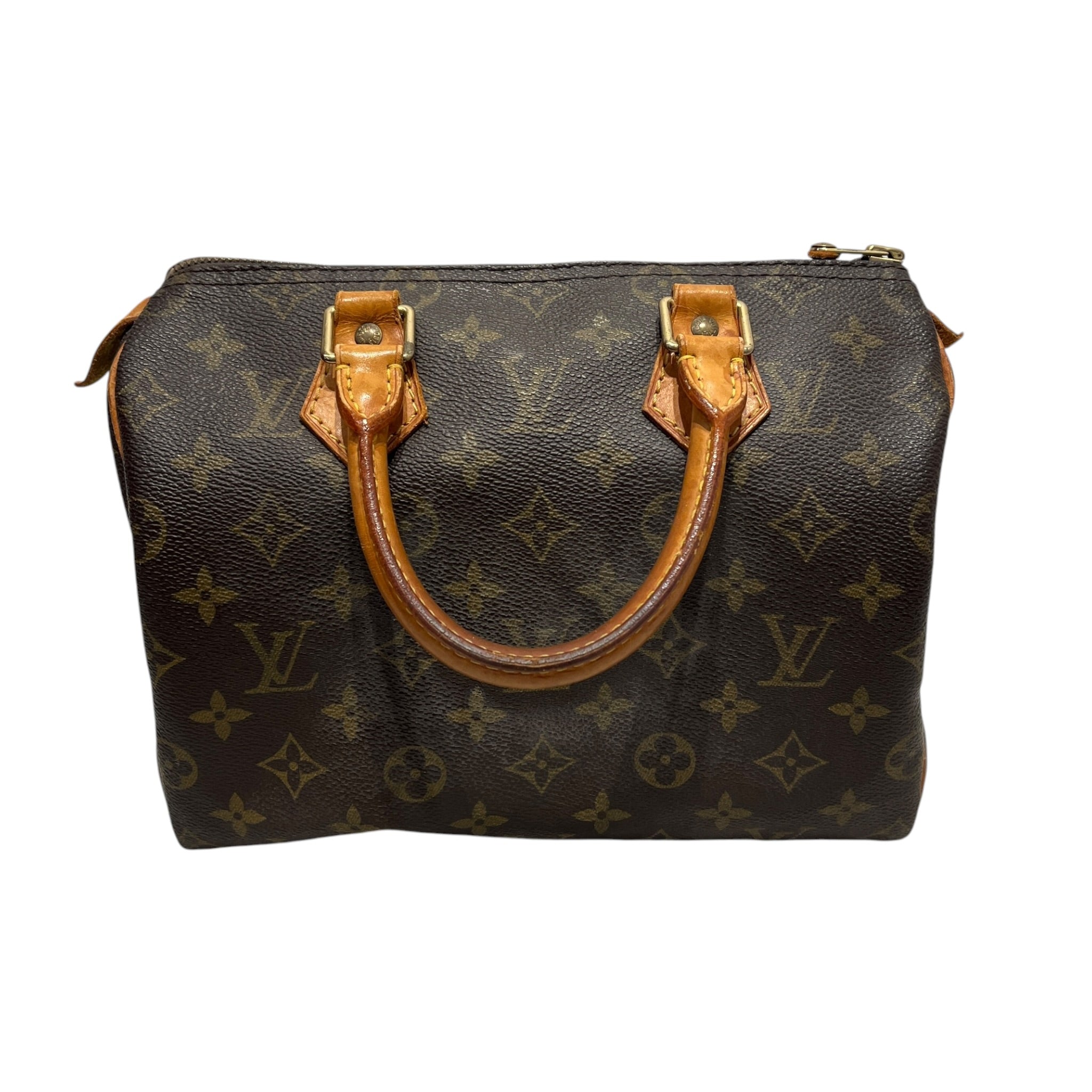LOUIS VUITTON/Hand Bag/Monogram/Leather/BRW/SPEEDY 25 view 2