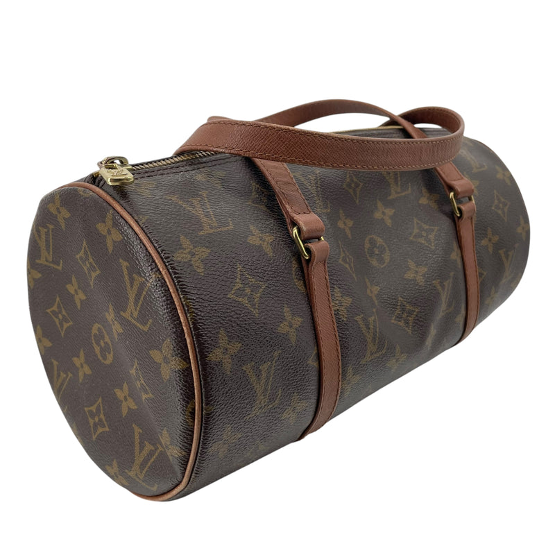 LOUIS VUITTON/Hand Bag/Monogram/Leather/BRW/tube