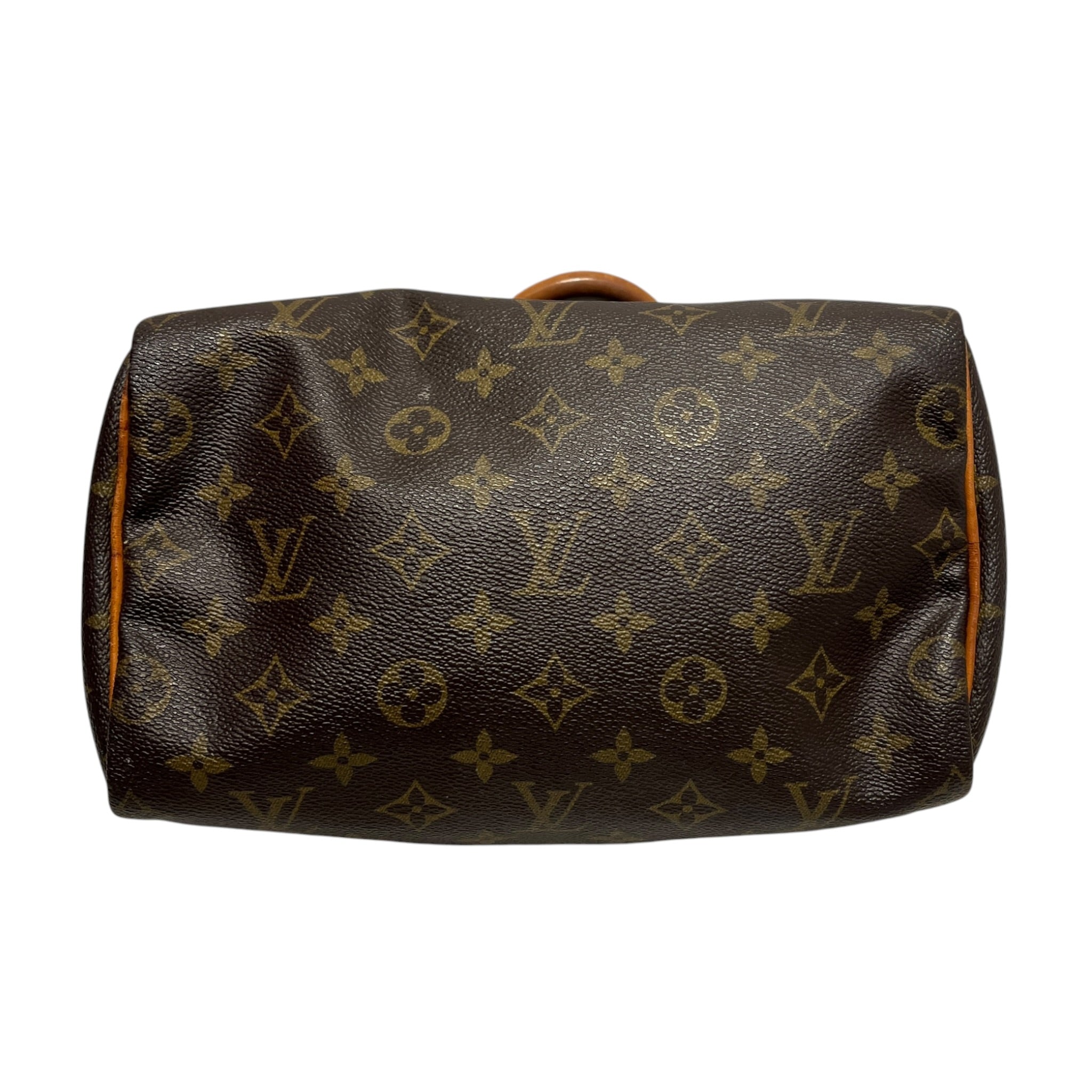 LOUIS VUITTON/Hand Bag/Monogram/Leather/BRW/SPEEDY 25 view 3