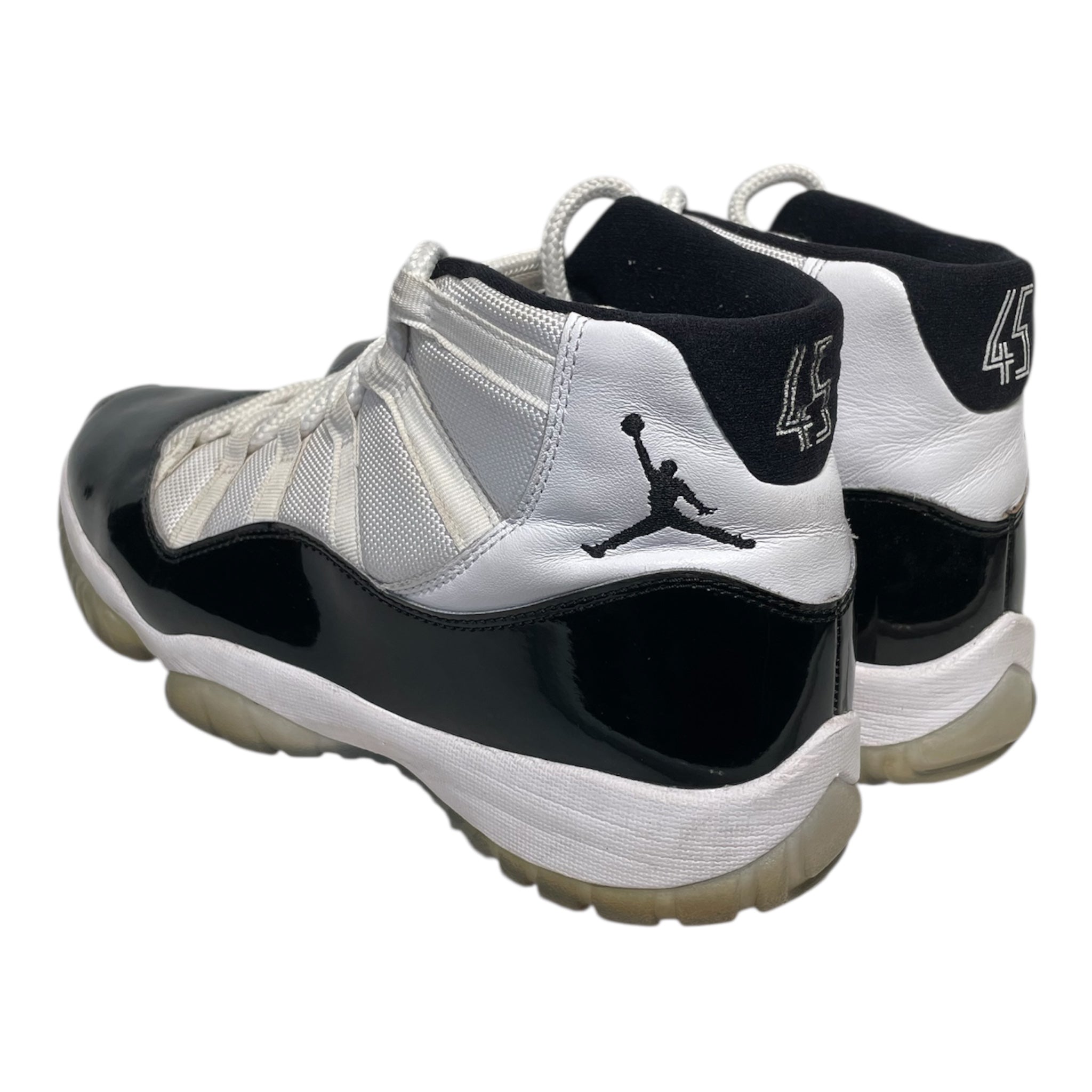 NIKE/AIR JORDAN 11 RETRO/Hi-Sneakers/US 9.5/Polyester/WHT/378037-100 view 2