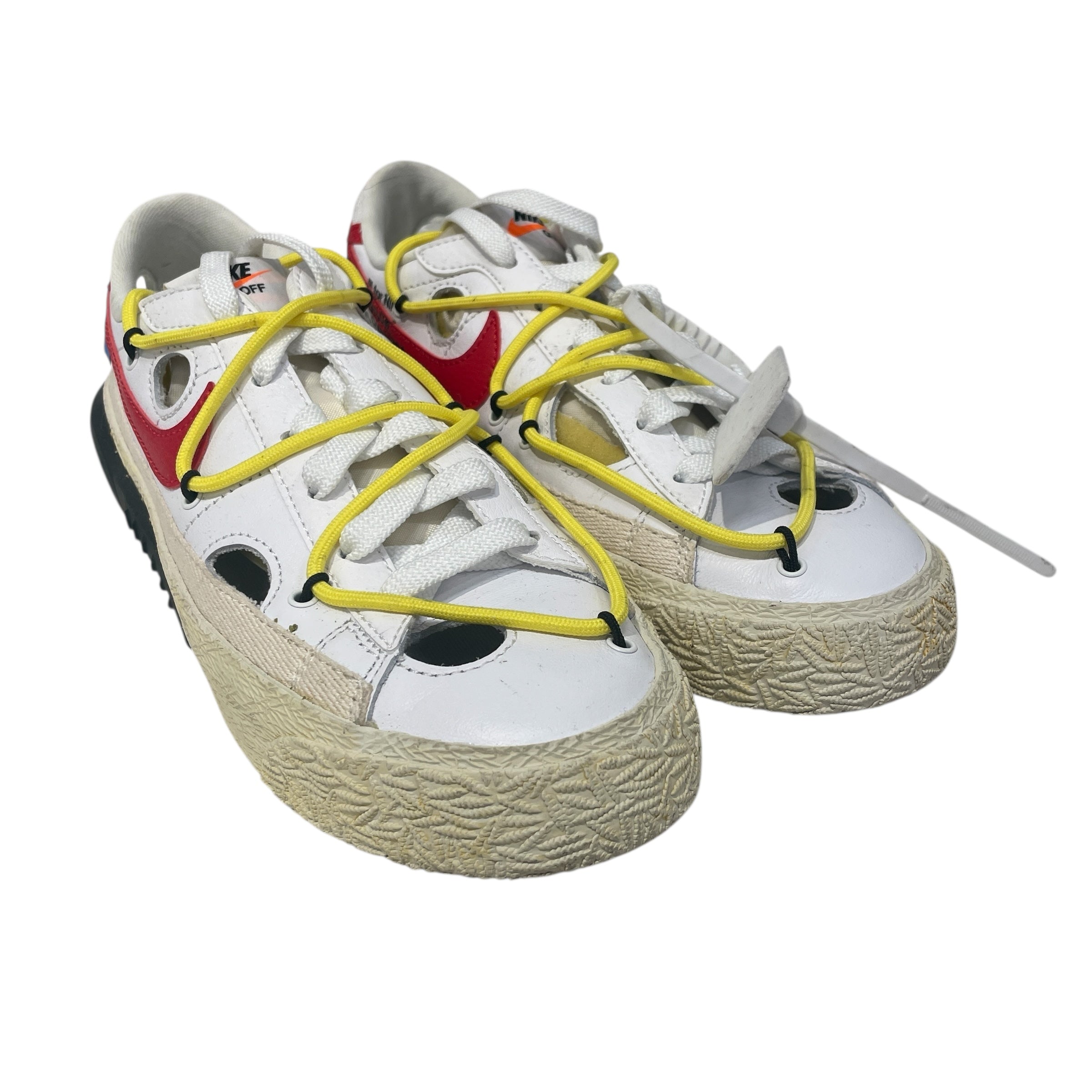 OFF-WHITE/Low-Sneakers/US 6.5/Leather/WHT/ view 1
