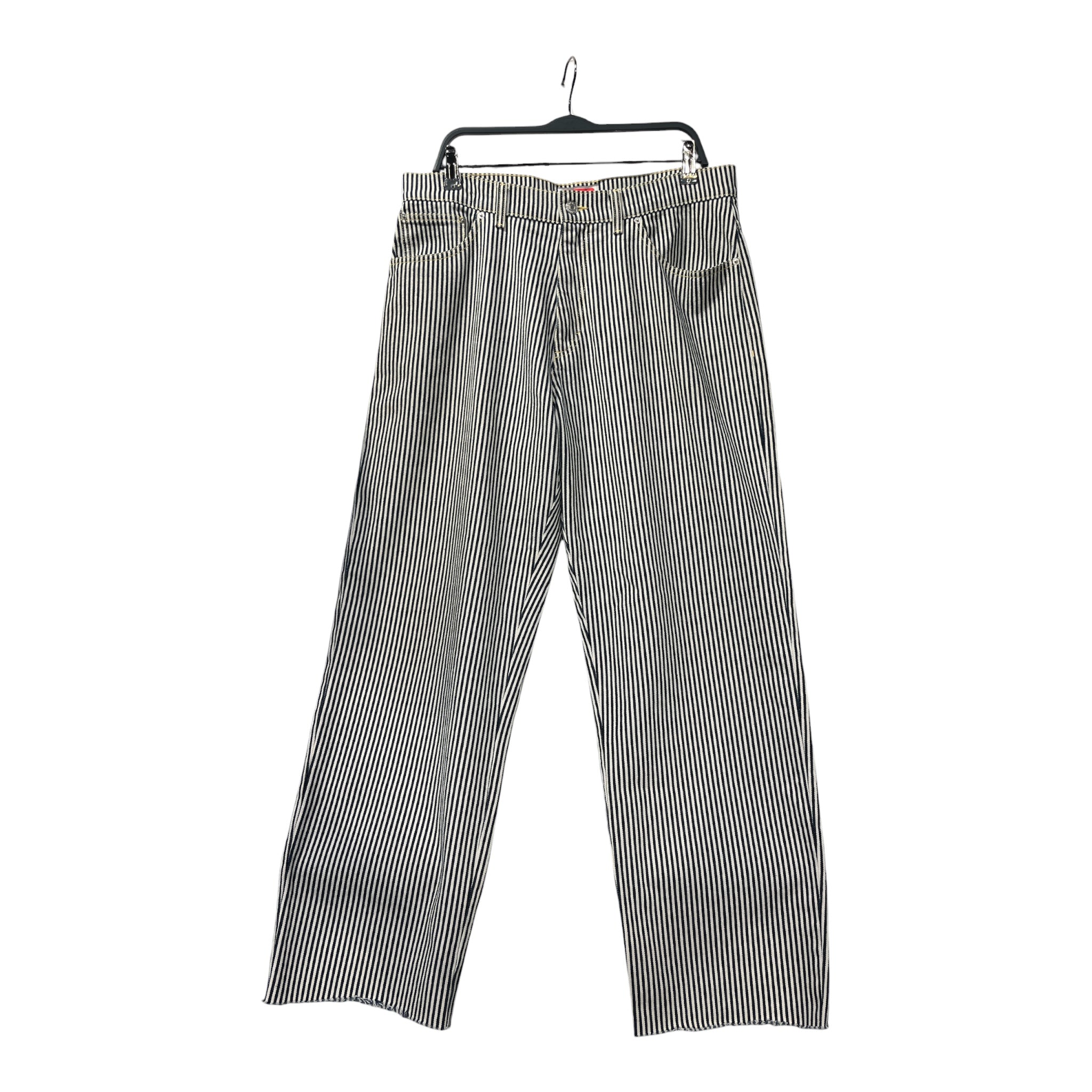 KENZO/Pants/33/Cotton/WHT/Stripe/ view 1