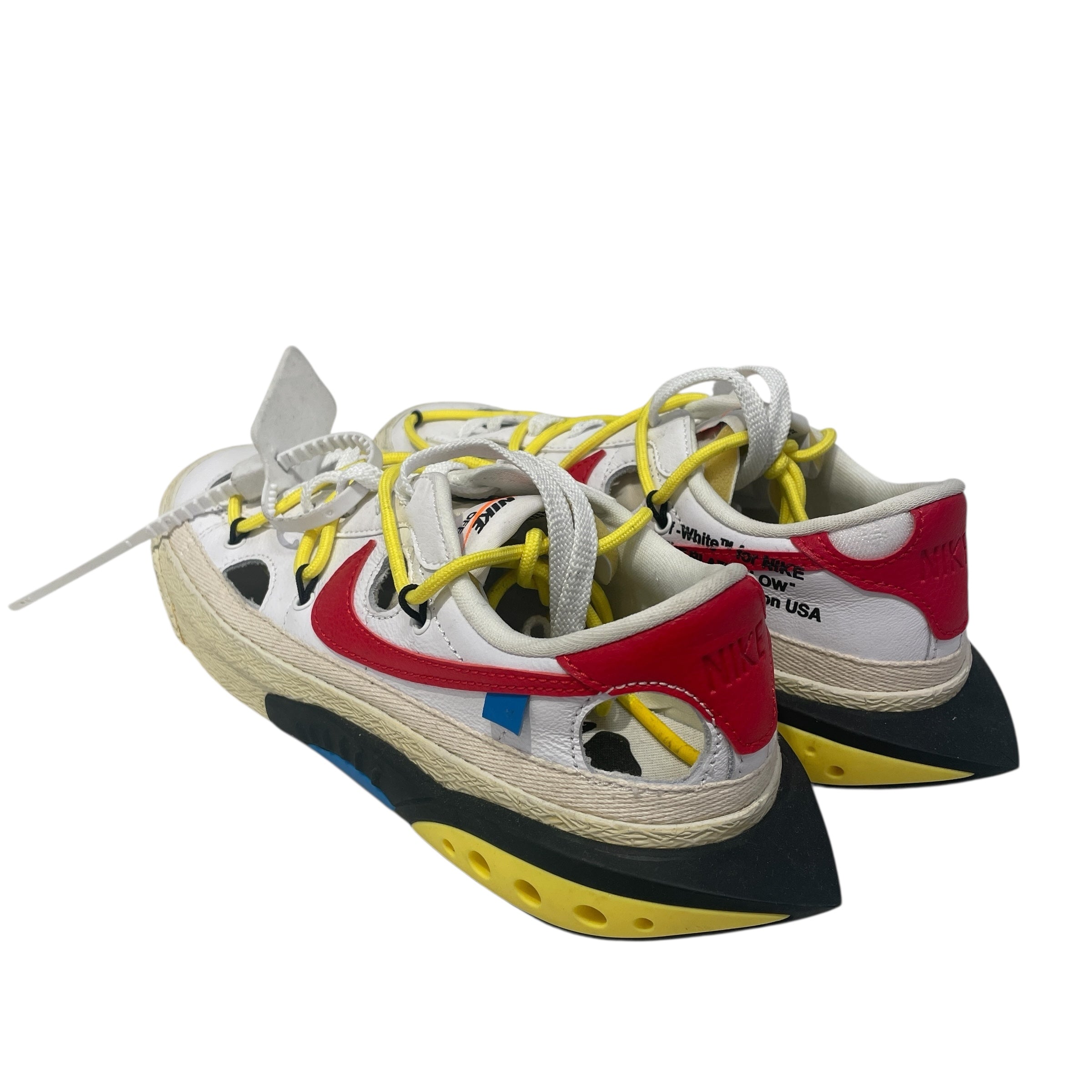 OFF-WHITE/Low-Sneakers/US 6.5/Leather/WHT/ view 2
