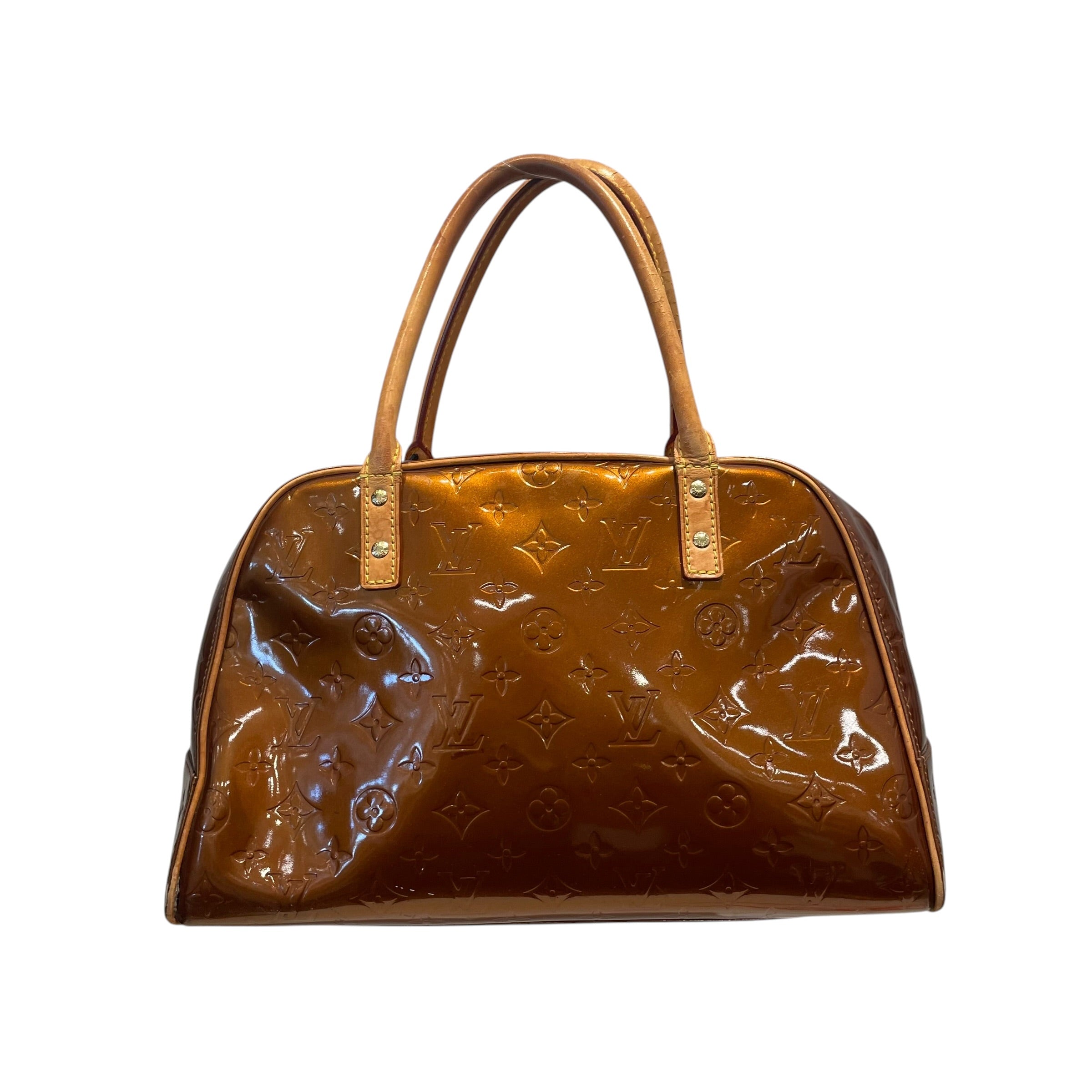 LOUIS VUITTON/Hand Bag/Leather/BRW/LV Vernis Tompkins Square view 2