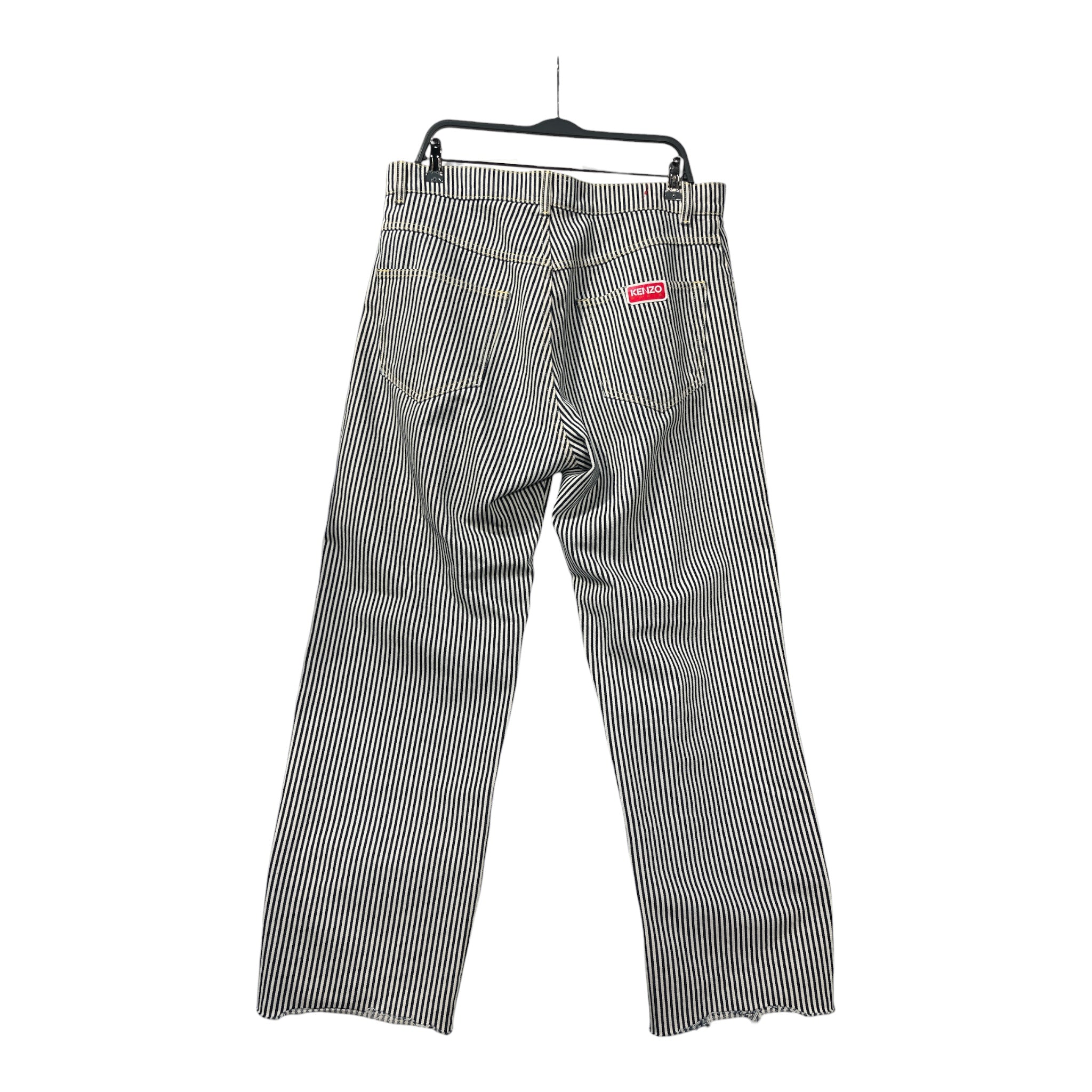 KENZO/Pants/33/Cotton/WHT/Stripe/ view 2