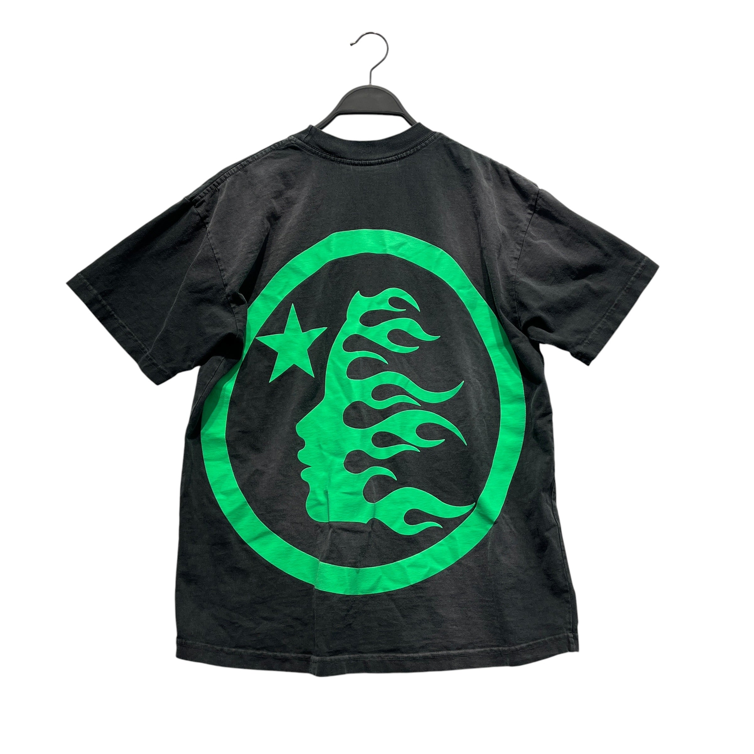 HELLSTAR/T-Shirt/S/Cotton/GRY/Graphic/CLASSIC GREEN LOGO view 2