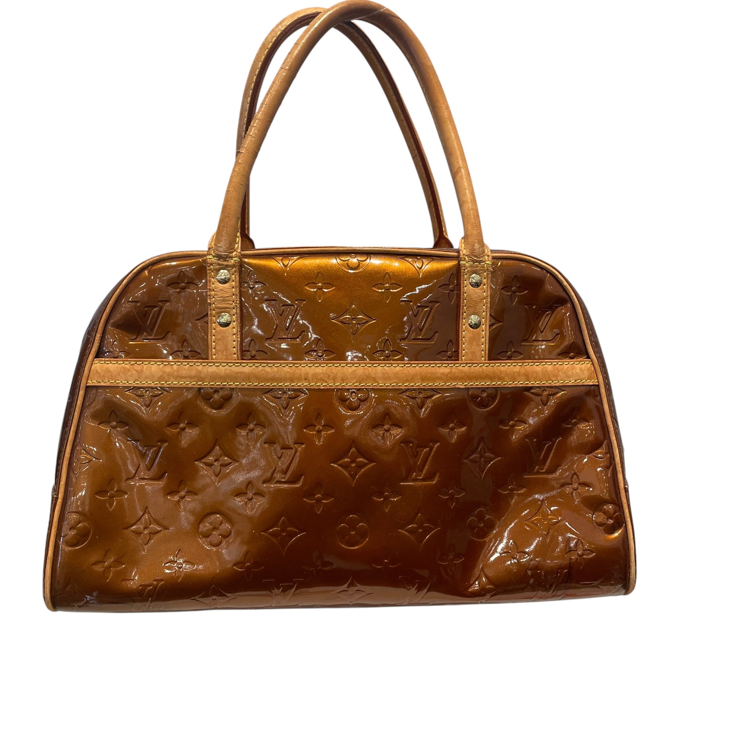 LOUIS VUITTON/Hand Bag/Leather/BRW/LV Vernis Tompkins Square view 1