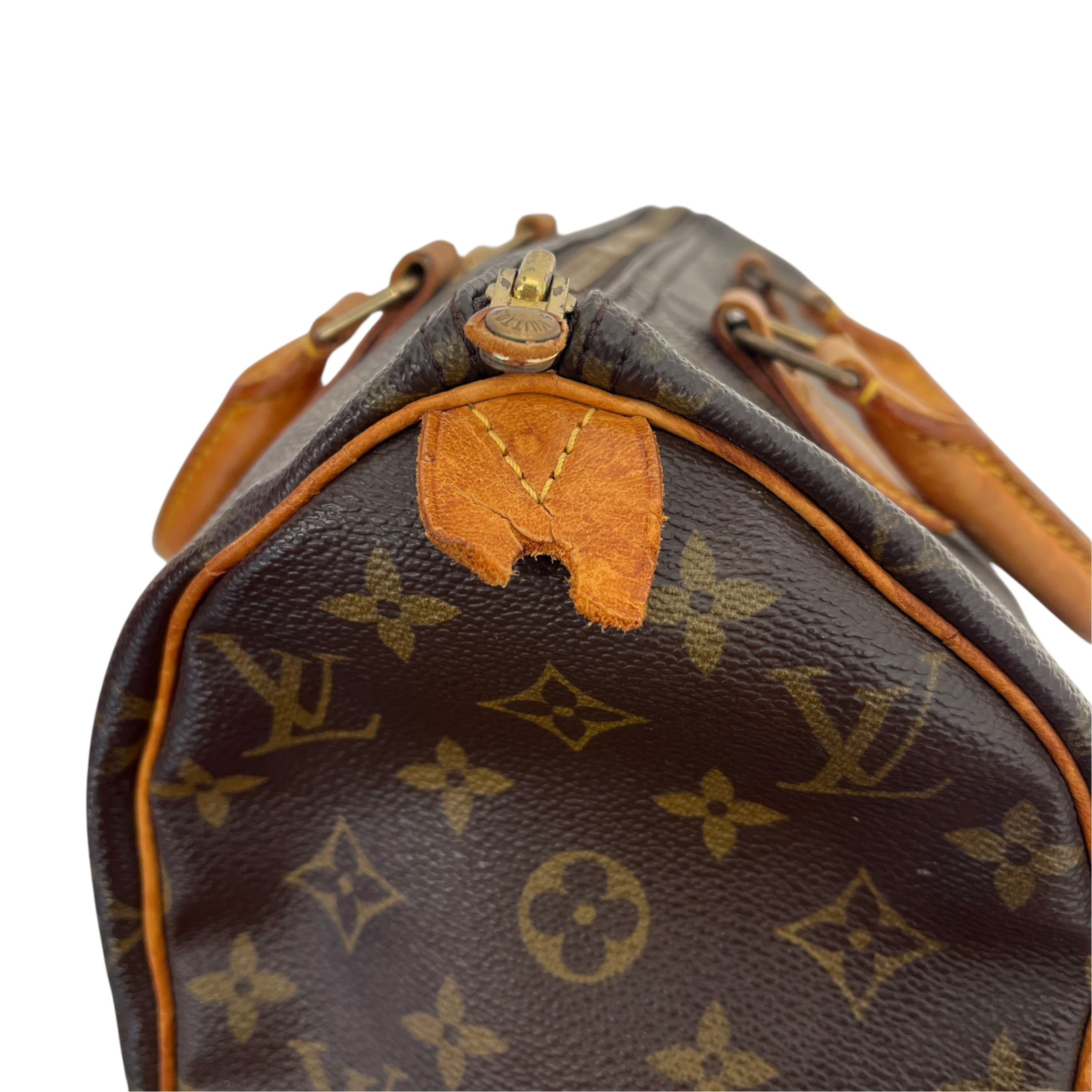 LOUIS VUITTON/Hand Bag/Monogram/Leather/BRW/SPEEDY 25 view 8