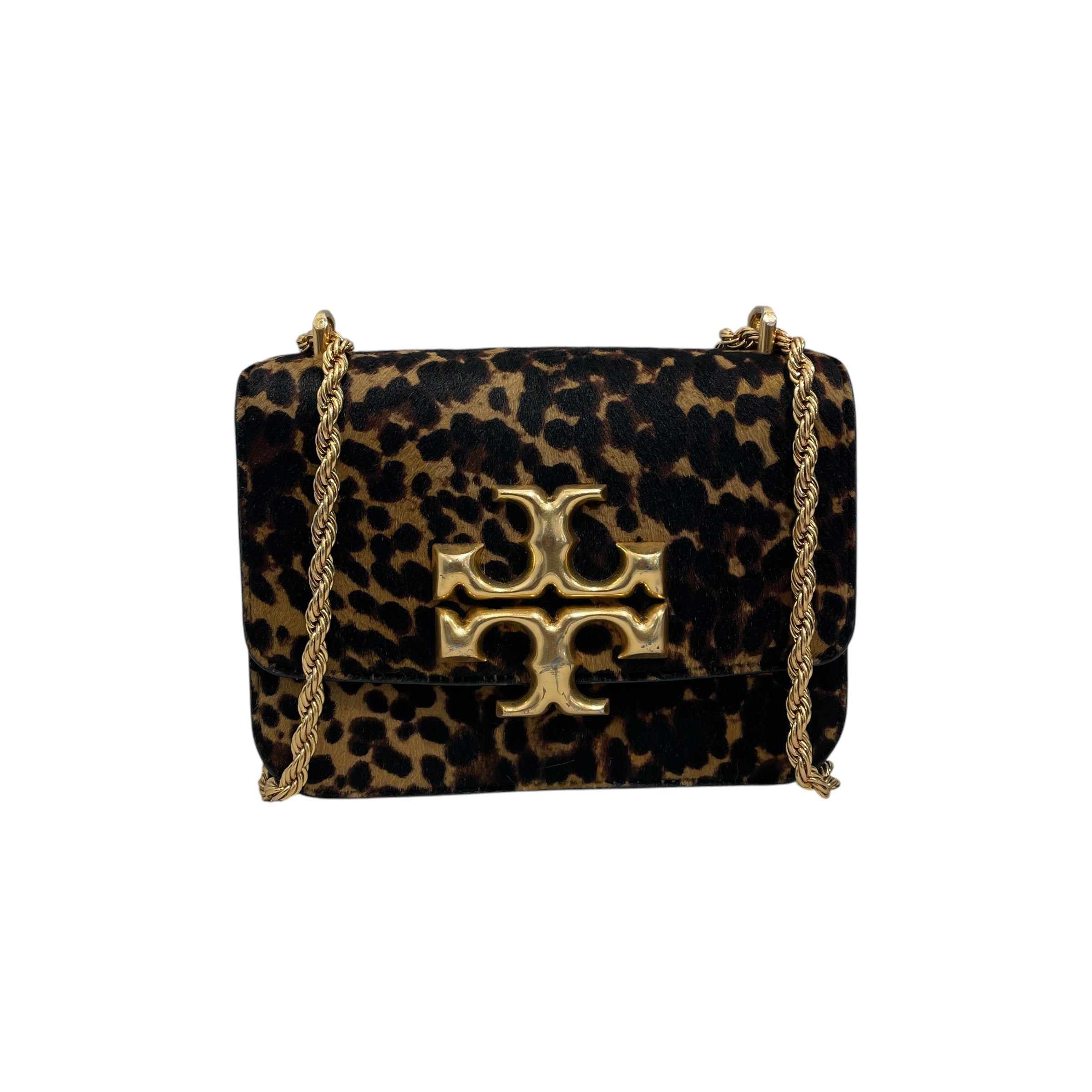TORY BURCH/Hand Bag/Monogram/Fur/BRW/LEOPARD view 1