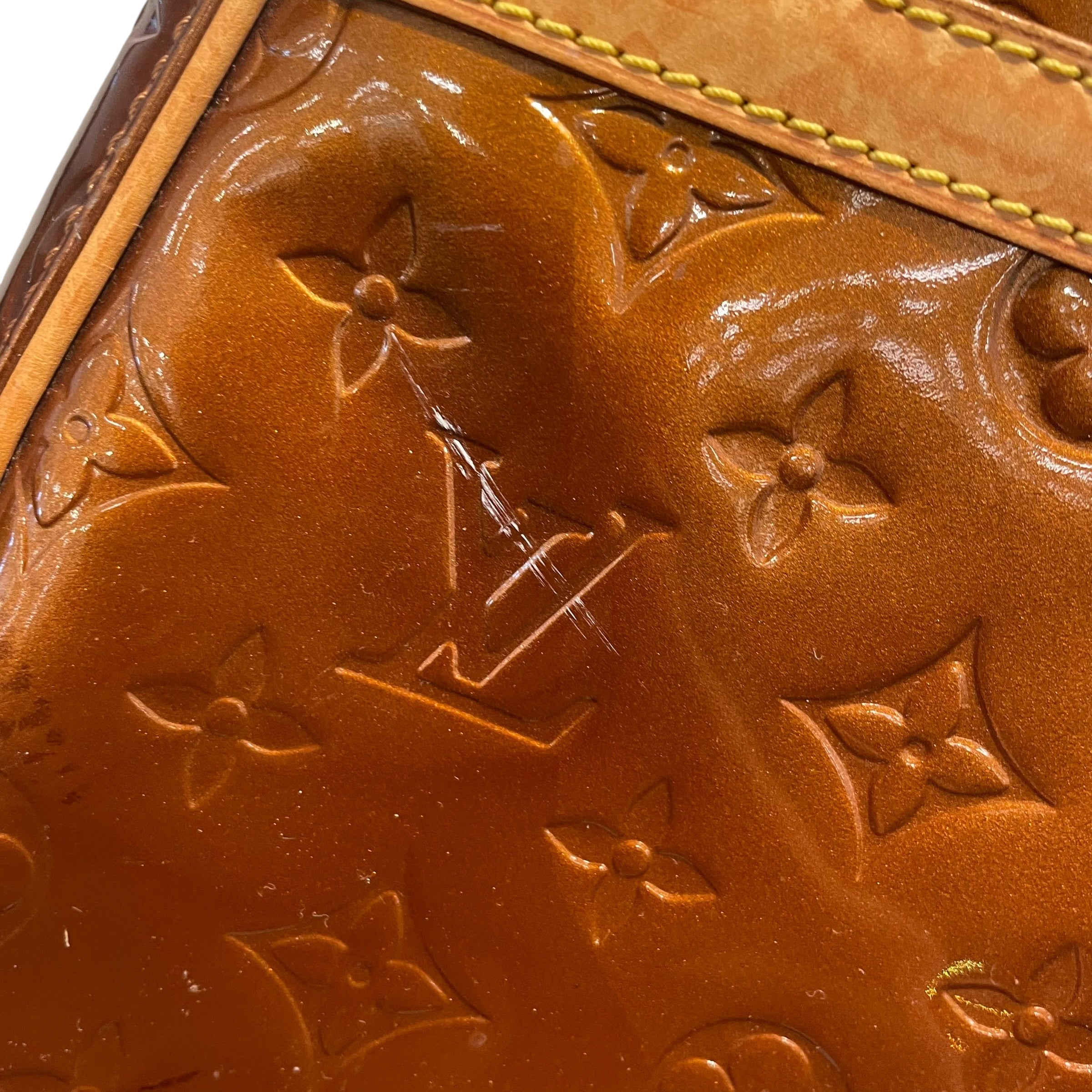 LOUIS VUITTON/Hand Bag/Leather/BRW/LV Vernis Tompkins Square view 10