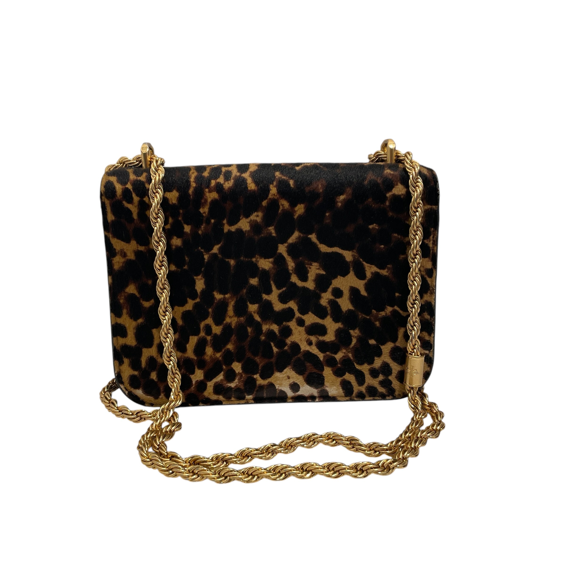 TORY BURCH/Hand Bag/Monogram/Fur/BRW/LEOPARD view 2
