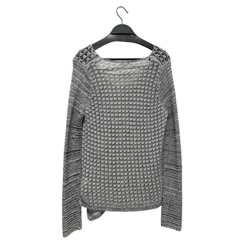 Helmut Lang/Sweater/M/Cotton/WHT/Oversize/KNIT