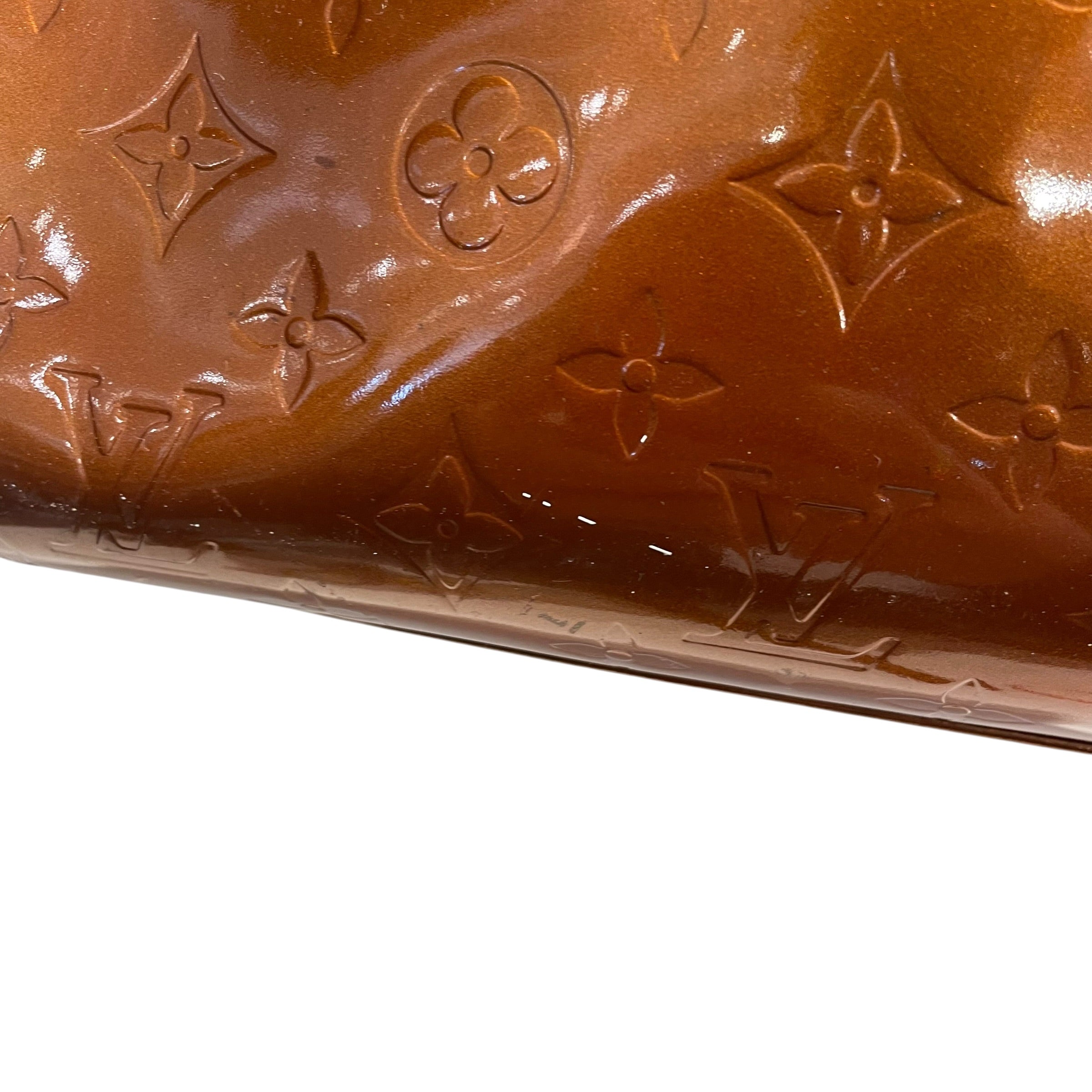 LOUIS VUITTON/Hand Bag/Leather/BRW/LV Vernis Tompkins Square view 12