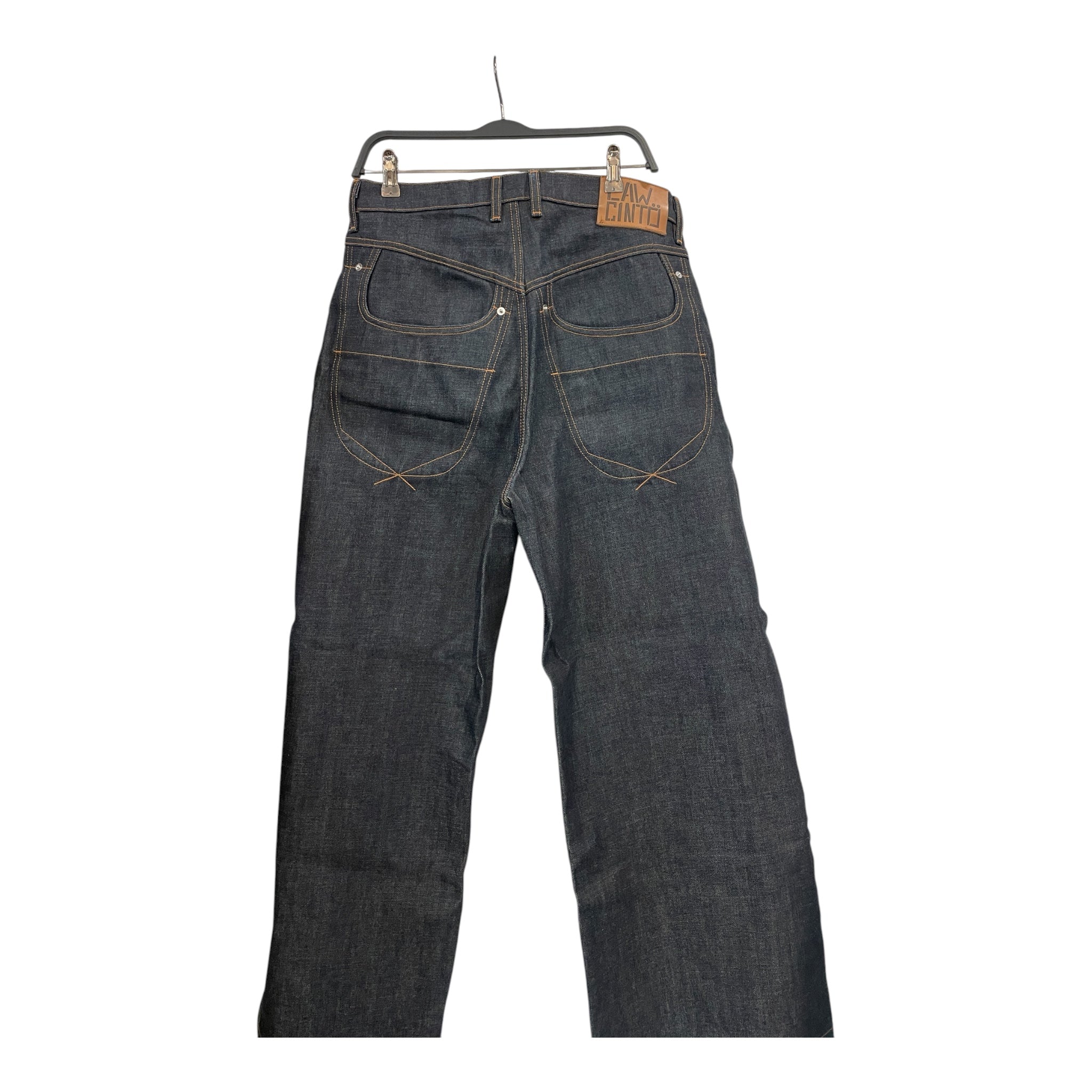 Law Cinto/Straight Pants/M/Denim/NVY/superwide, outline pckts view 2