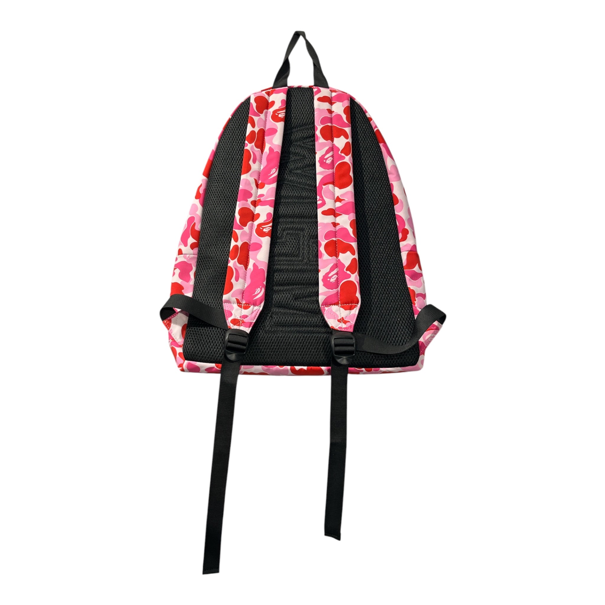 A BATHING APE/Backpack/Camouflage/Nylon/PNK/PNK/RED/WHT SHARK DAYPACK view 2