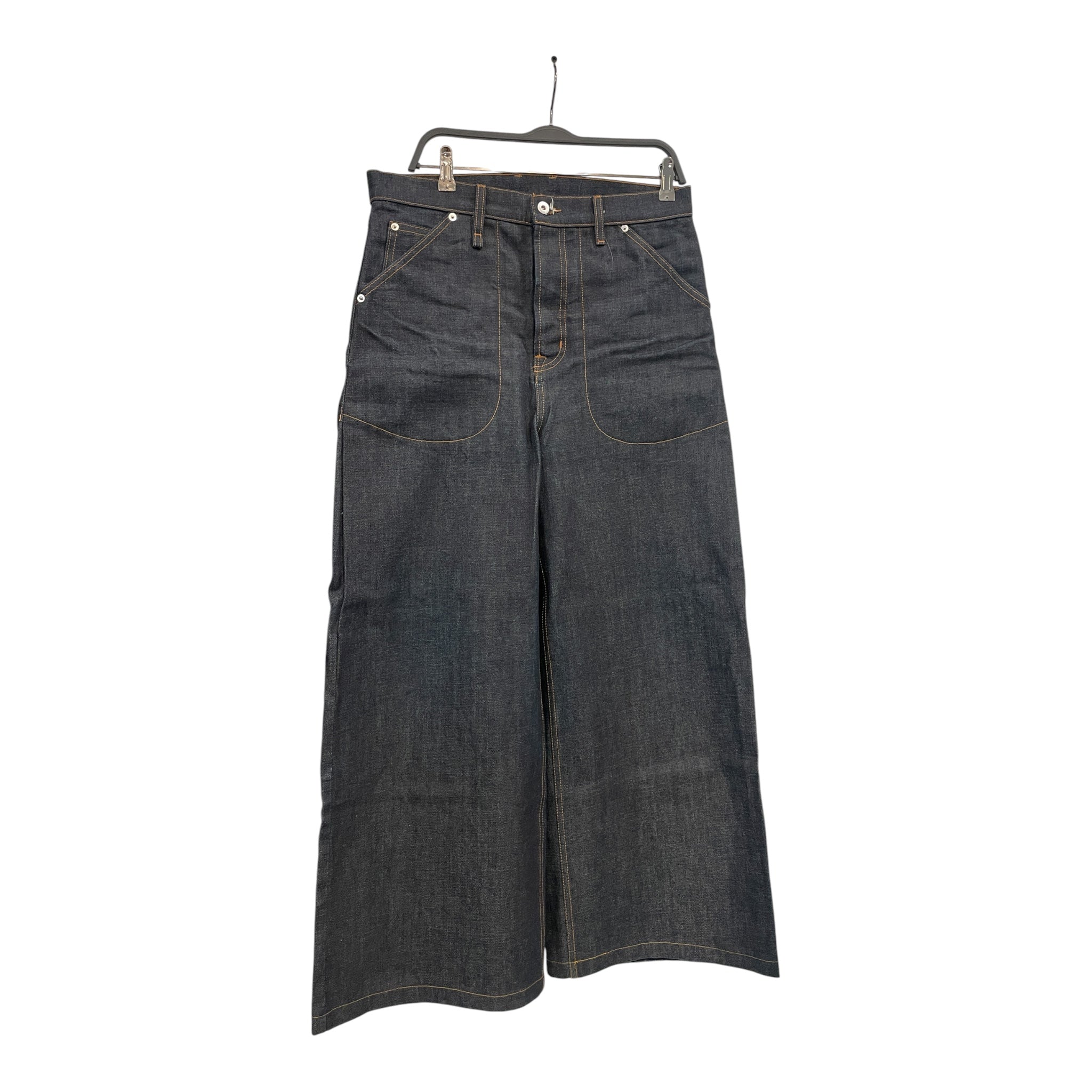 Law Cinto/Straight Pants/M/Denim/NVY/superwide, outline pckts view 1