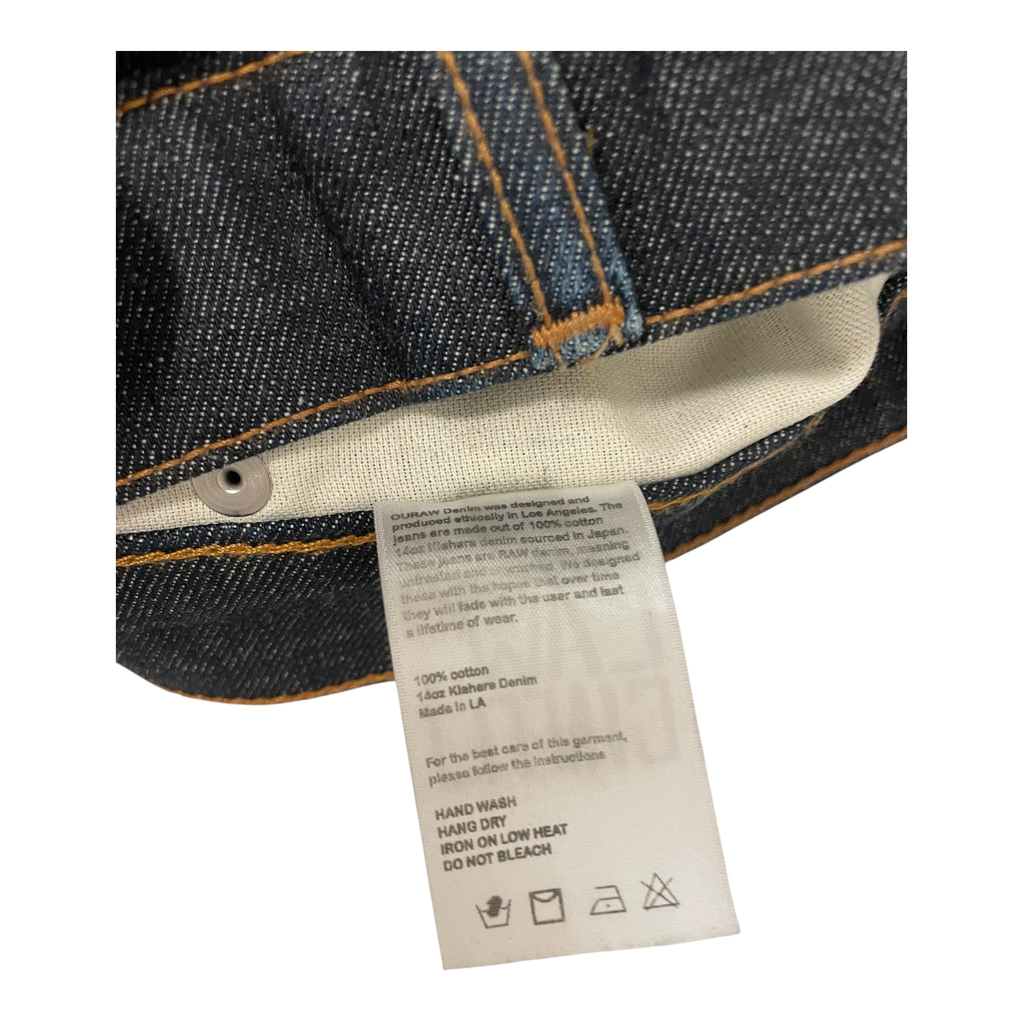 Law Cinto/Straight Pants/M/Denim/NVY/superwide, outline pckts view 3